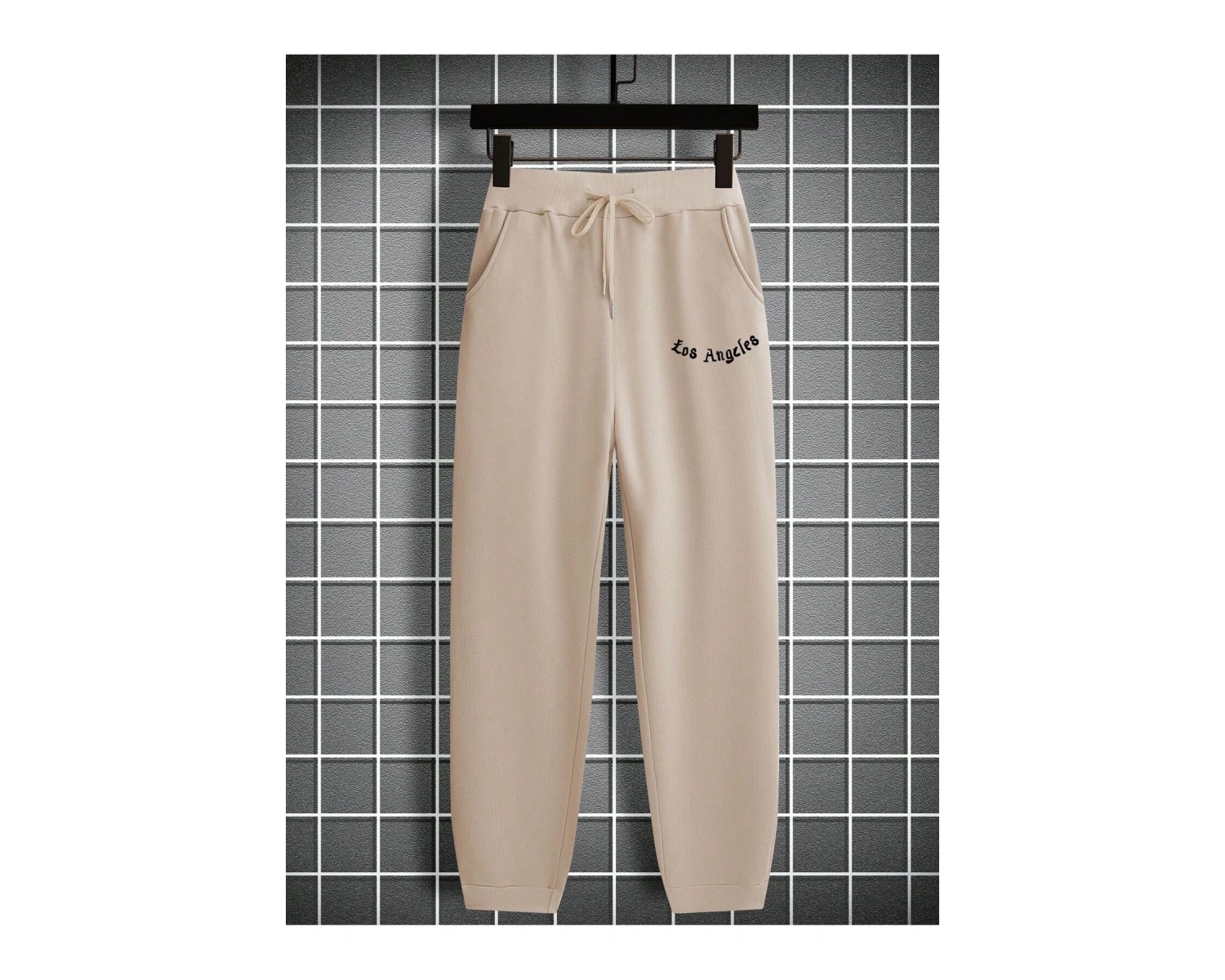 Hypemode Letter Graphic Drawstring Waist Eşofman Altı