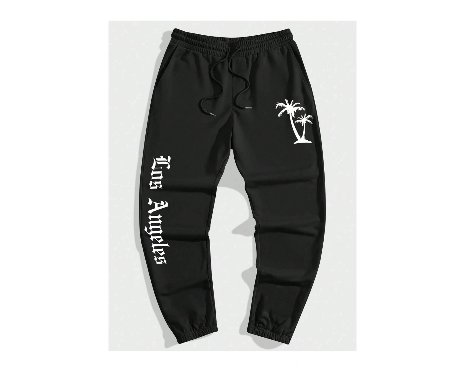 Hypemode Letter Graphic Drawstring Waist Eşofman Altı