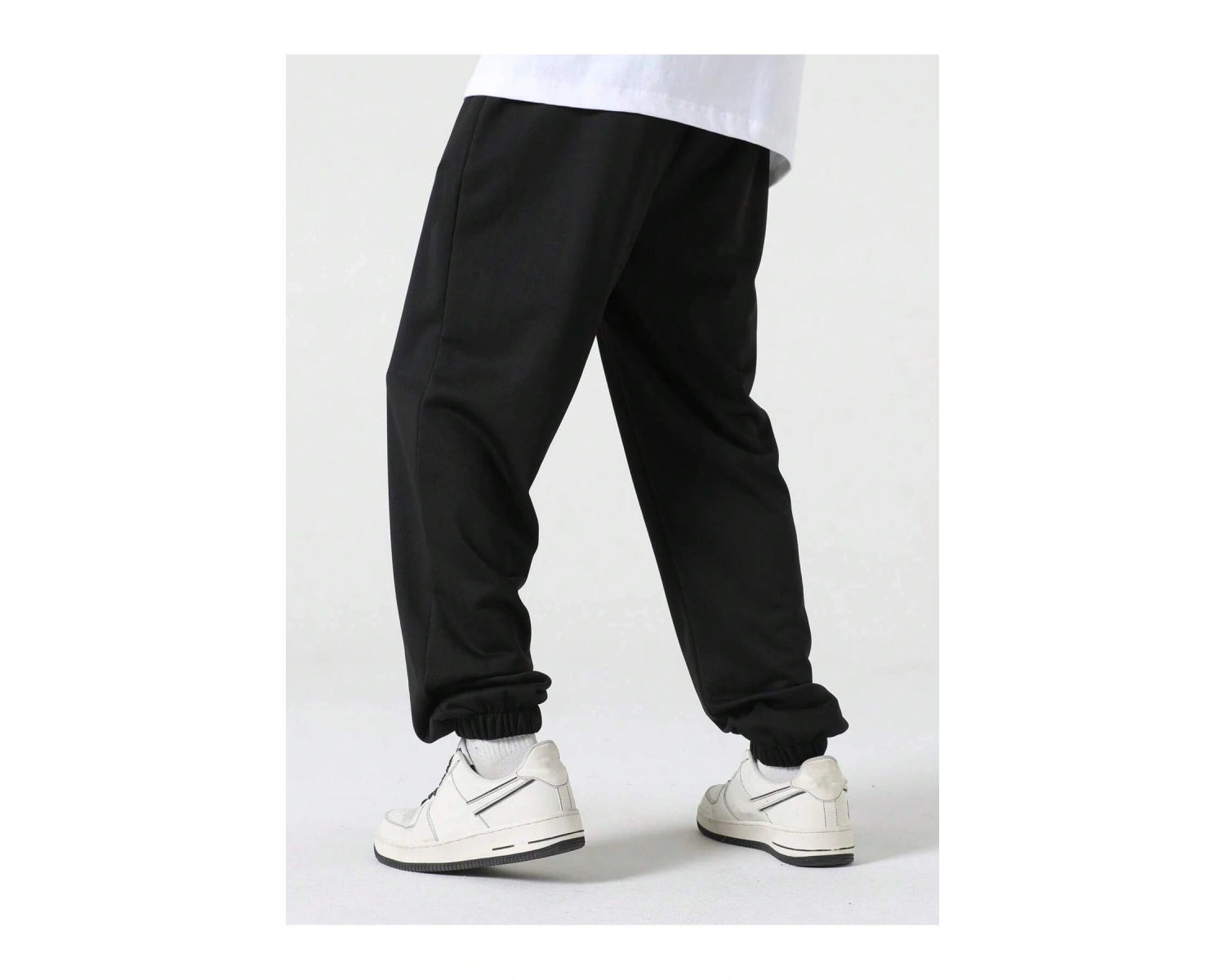 Hypemode Letter Tiger & Floral Graphic Drawstring Waist Eşofman Altı