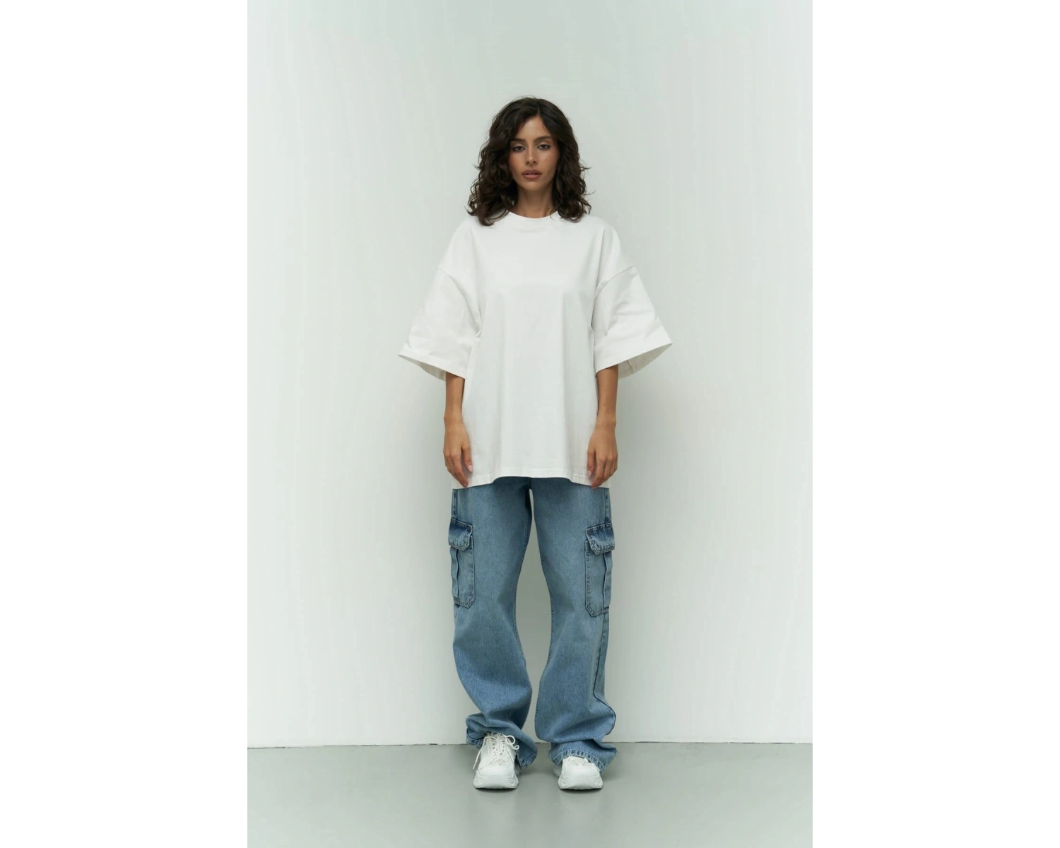 I Like Mama Beyaz Oversize