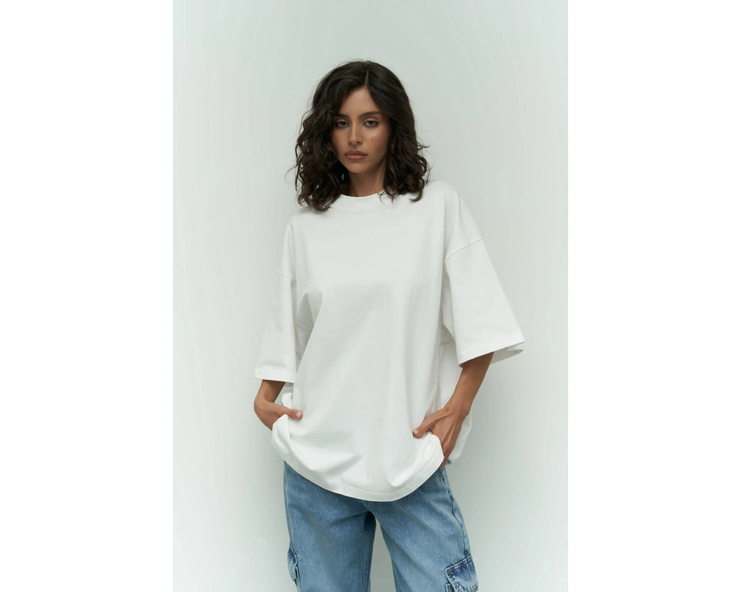 I Like Mama Beyaz Oversize