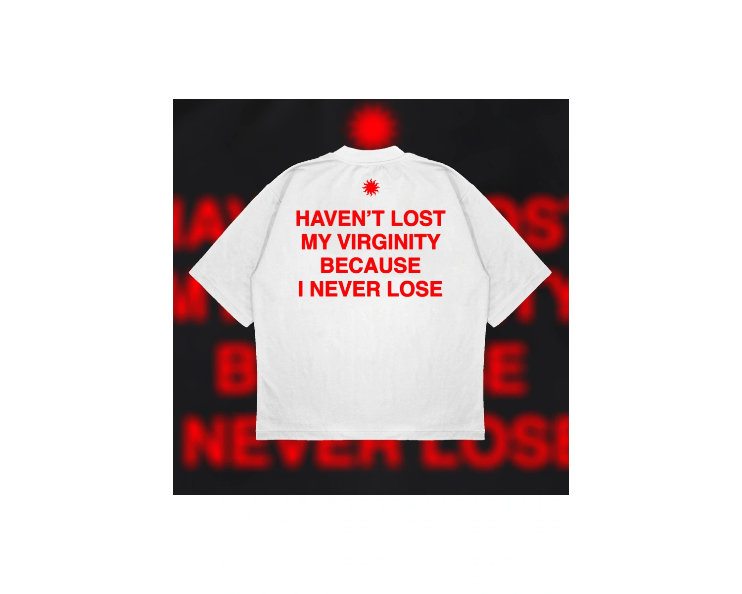 I Never Lose Boxy Fit Oversize Unisex Tshirt – Baskılı Tişört |