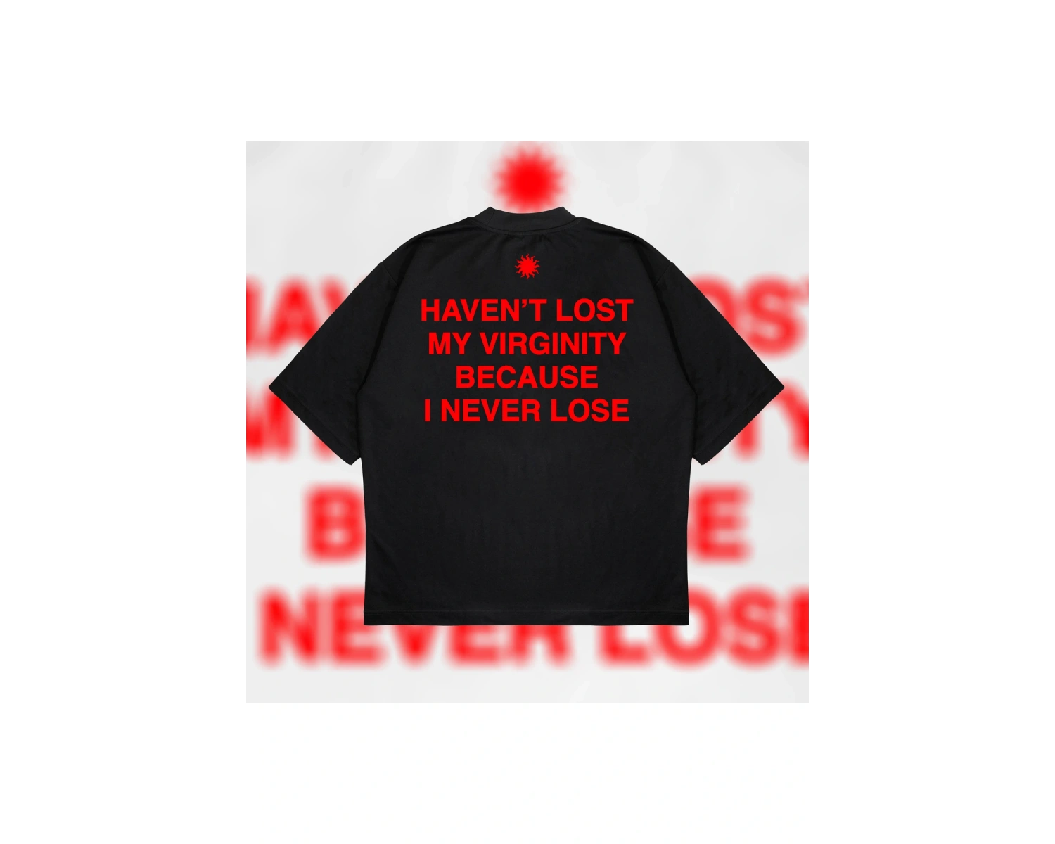 I Never Lose Boxy Fit Oversize Unisex Tshirt – Baskılı Tişört |
