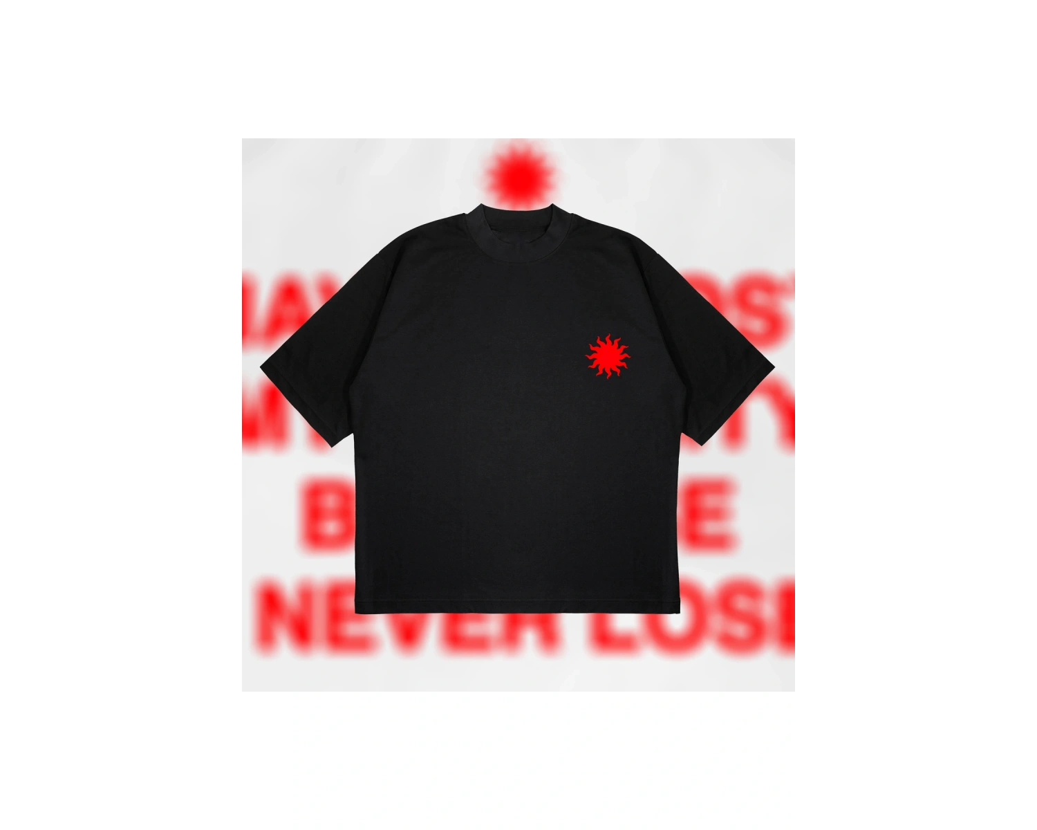 I Never Lose Boxy Fit Oversize Unisex Tshirt – Baskılı Tişört |