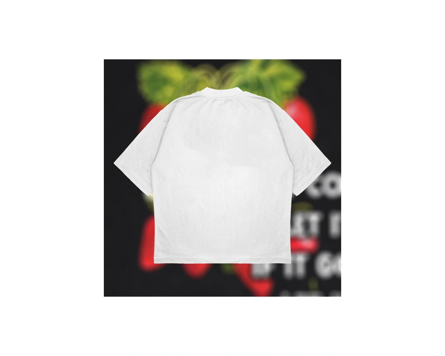 If It Comes Let It Oversize Unisex Pamuklu Nefes Alan Kalın Kumaşlı