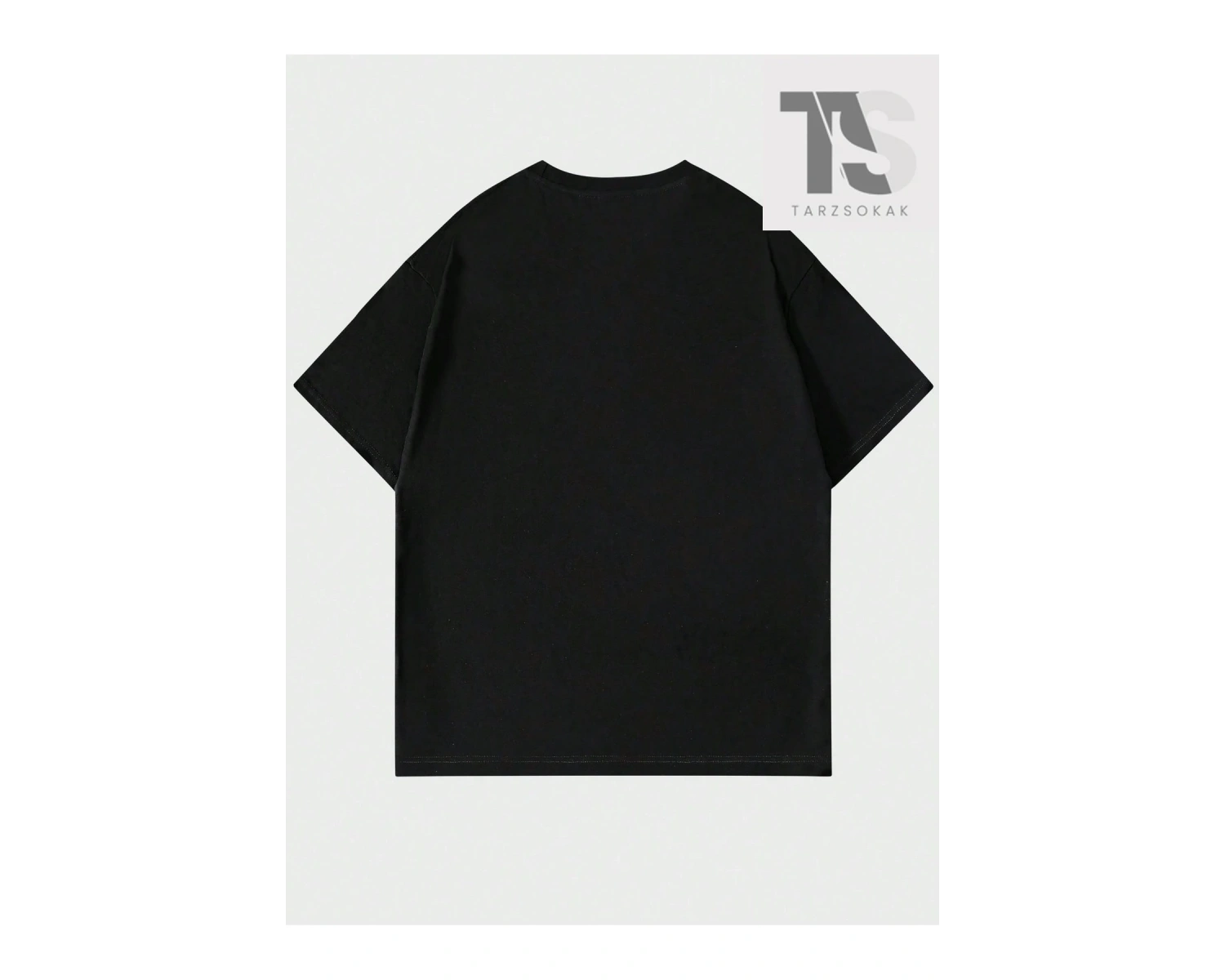 Japon Çizgi Film Karakterleri Desenli Yuvarlak Yaka Erkek Tişört