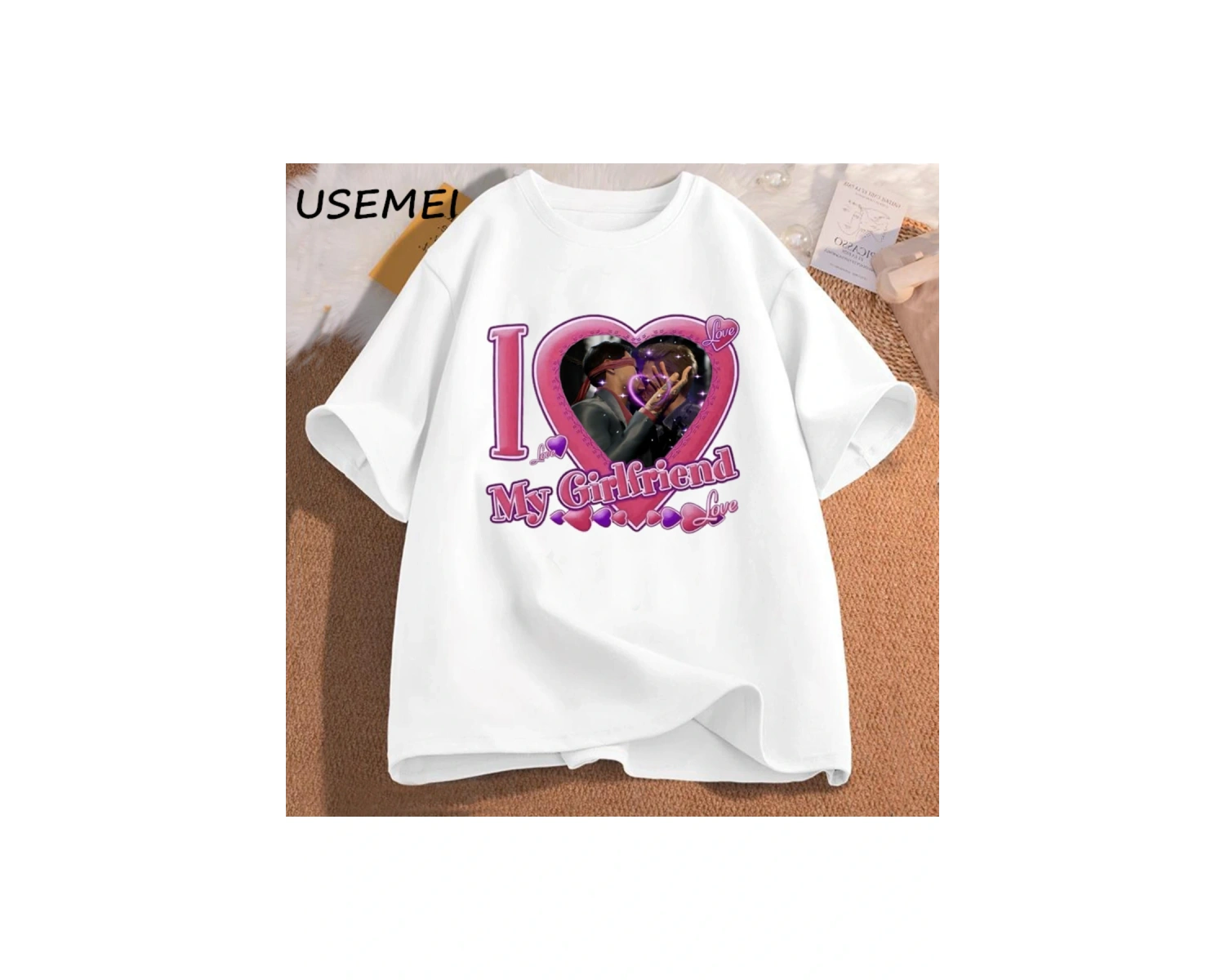 Johnny Cage kız arkadaşımı seviyorum t-shirt adam rahat pamuk kısa kollu Video oyunu erkek gi 3063