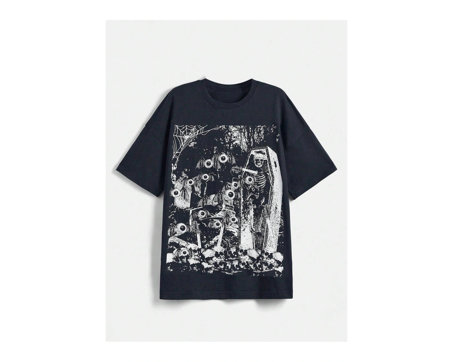 JRart İskelet Baskılı Tişört