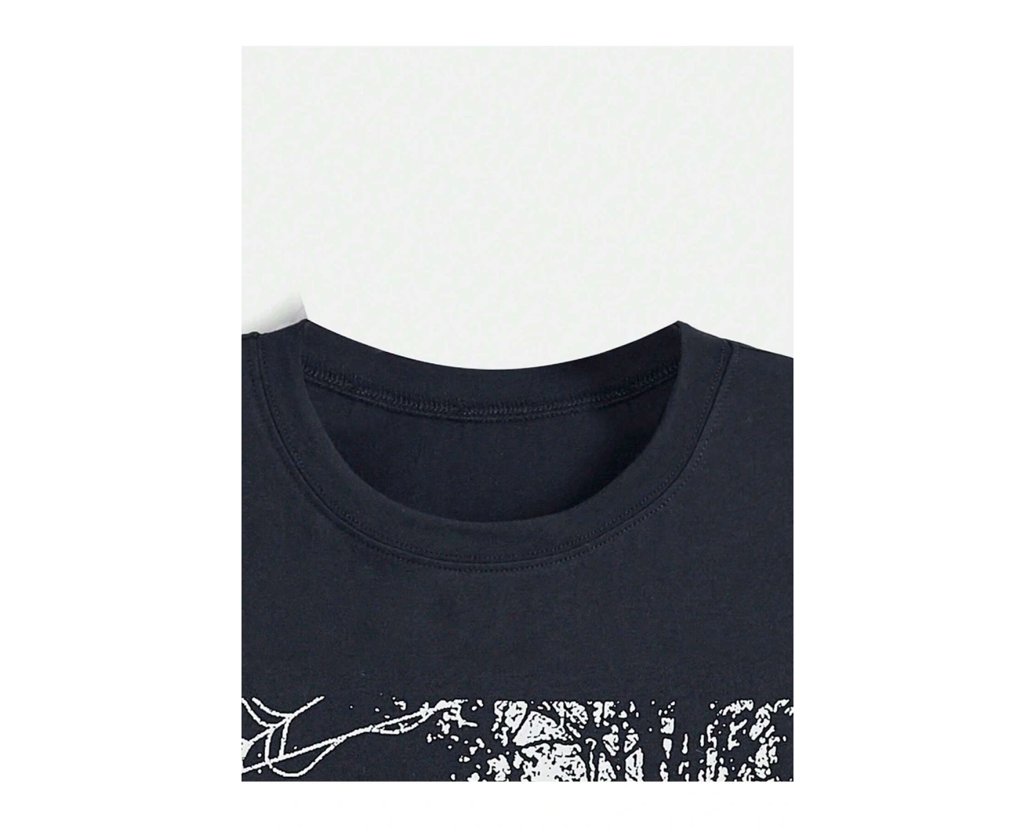 JRart İskelet Baskılı Tişört