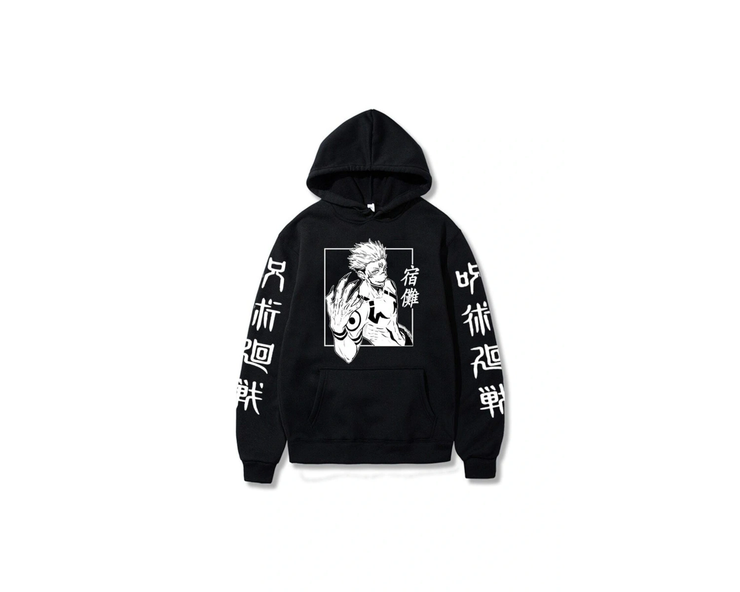 Jujutsu Kaisen Gojo Satoru Baskılı Hoodie Model459 15156 Siyah
