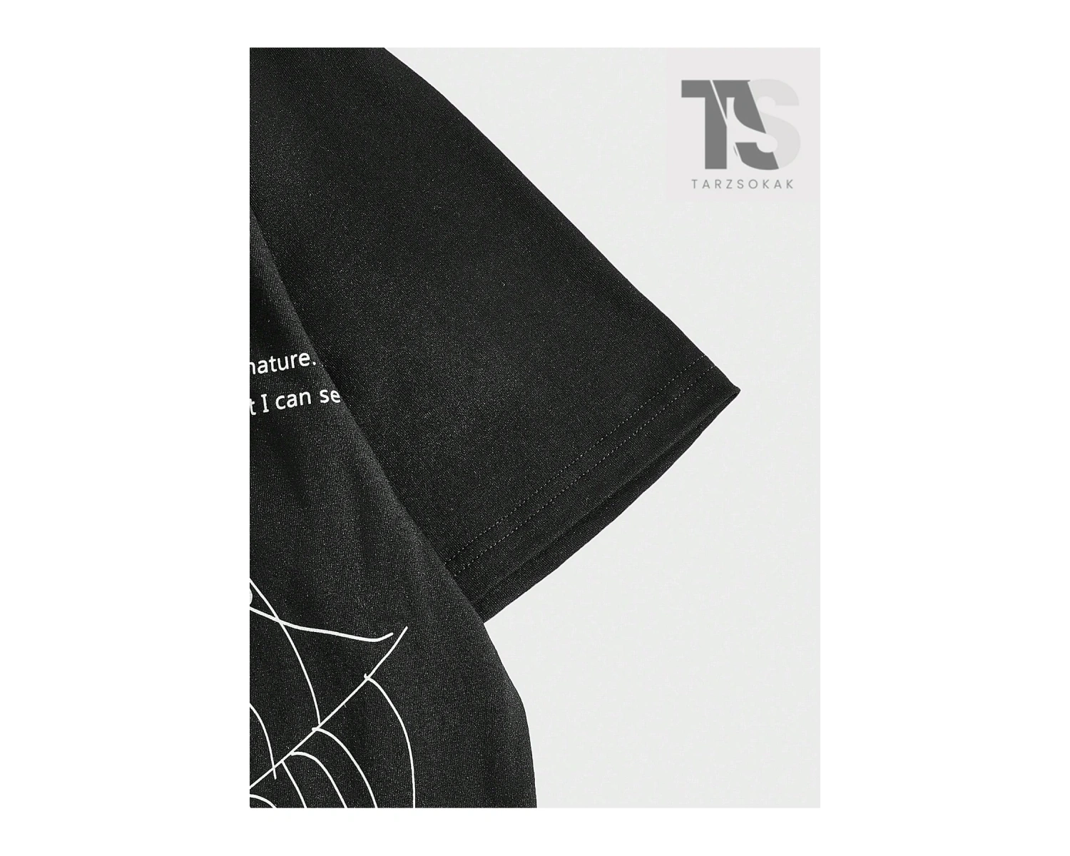 JUNG HANA Erkek Yazılı Baskılı Tişört