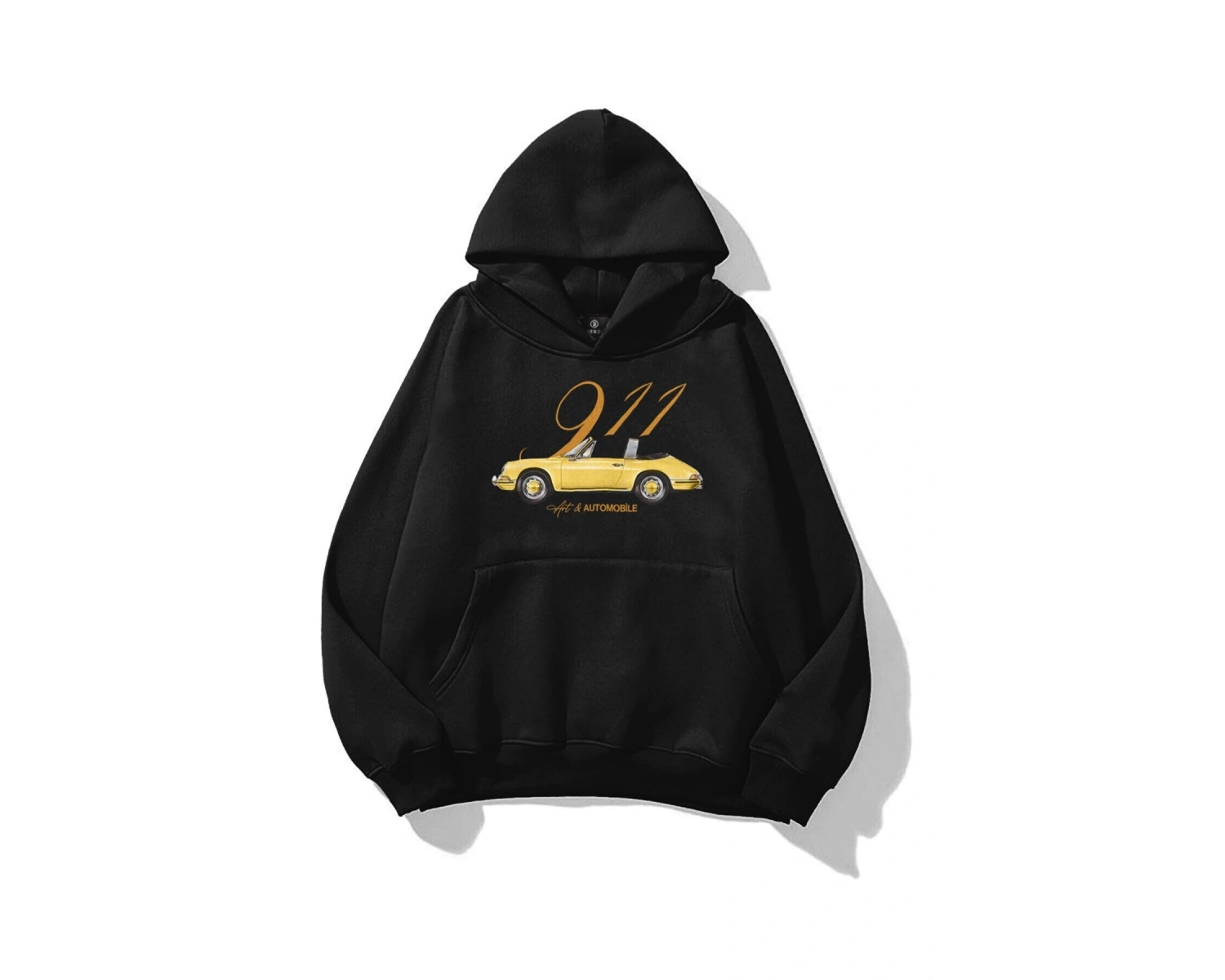 Kadın 911 Art and Automobile Sweatshirt Beyaz