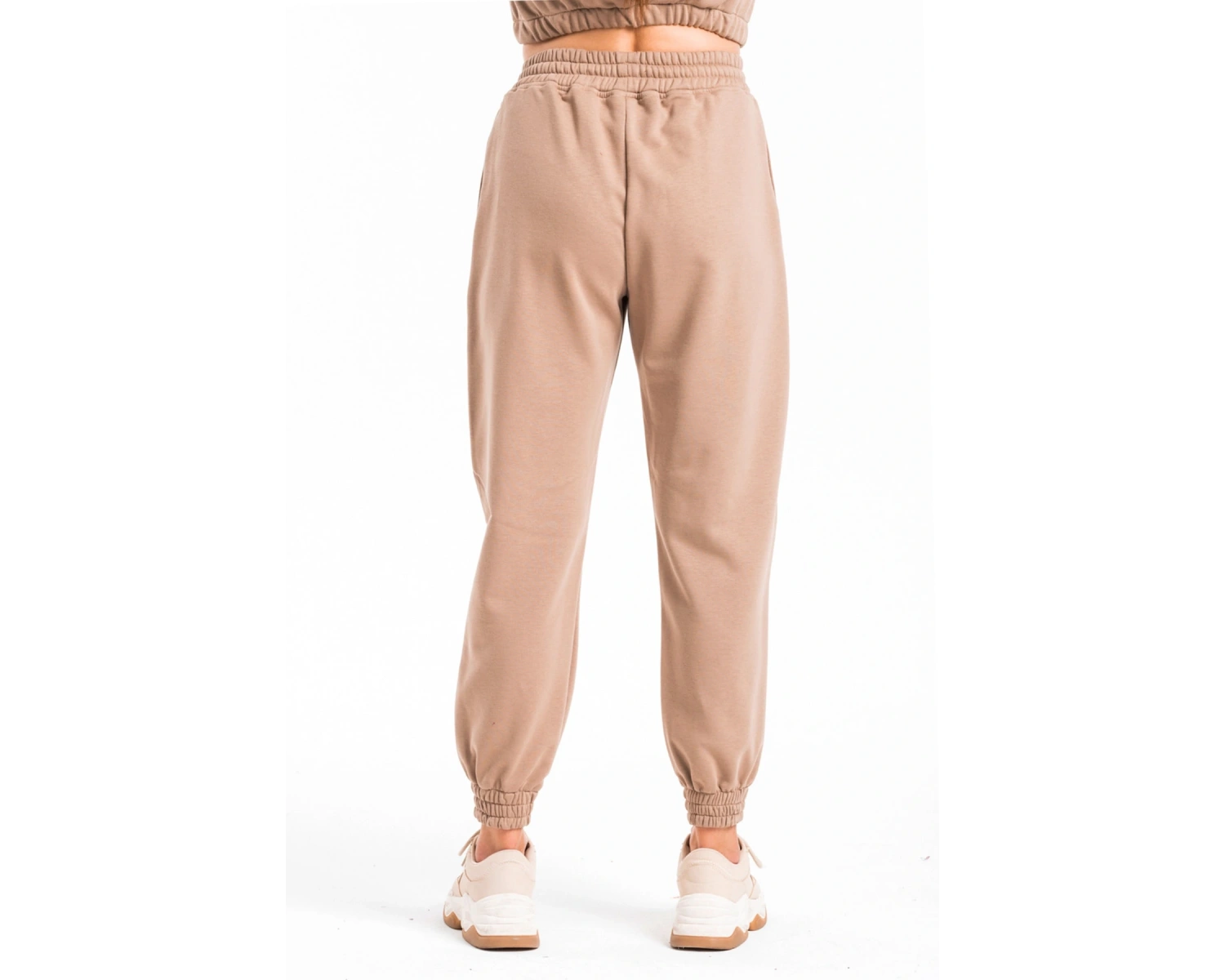 Kadın Bej Oversize Eşofman Altı Cy84188