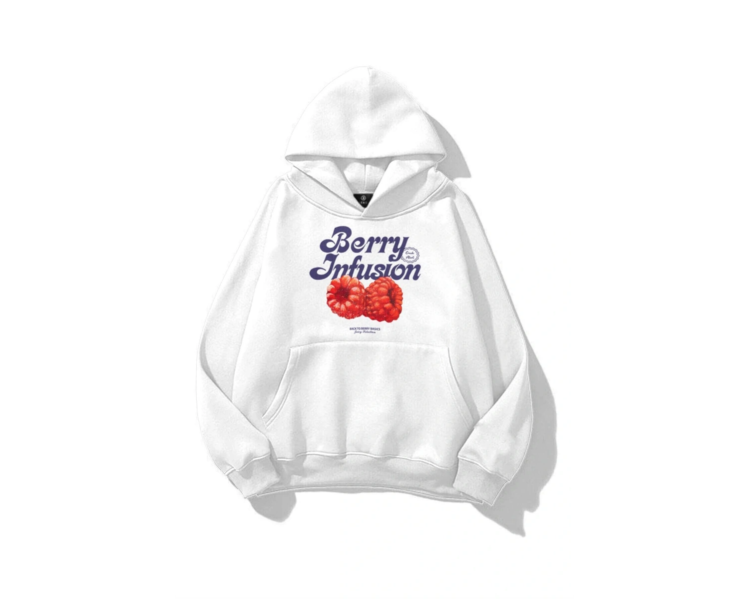 Kadın Berry Infusion Sweatshirt Beyaz
