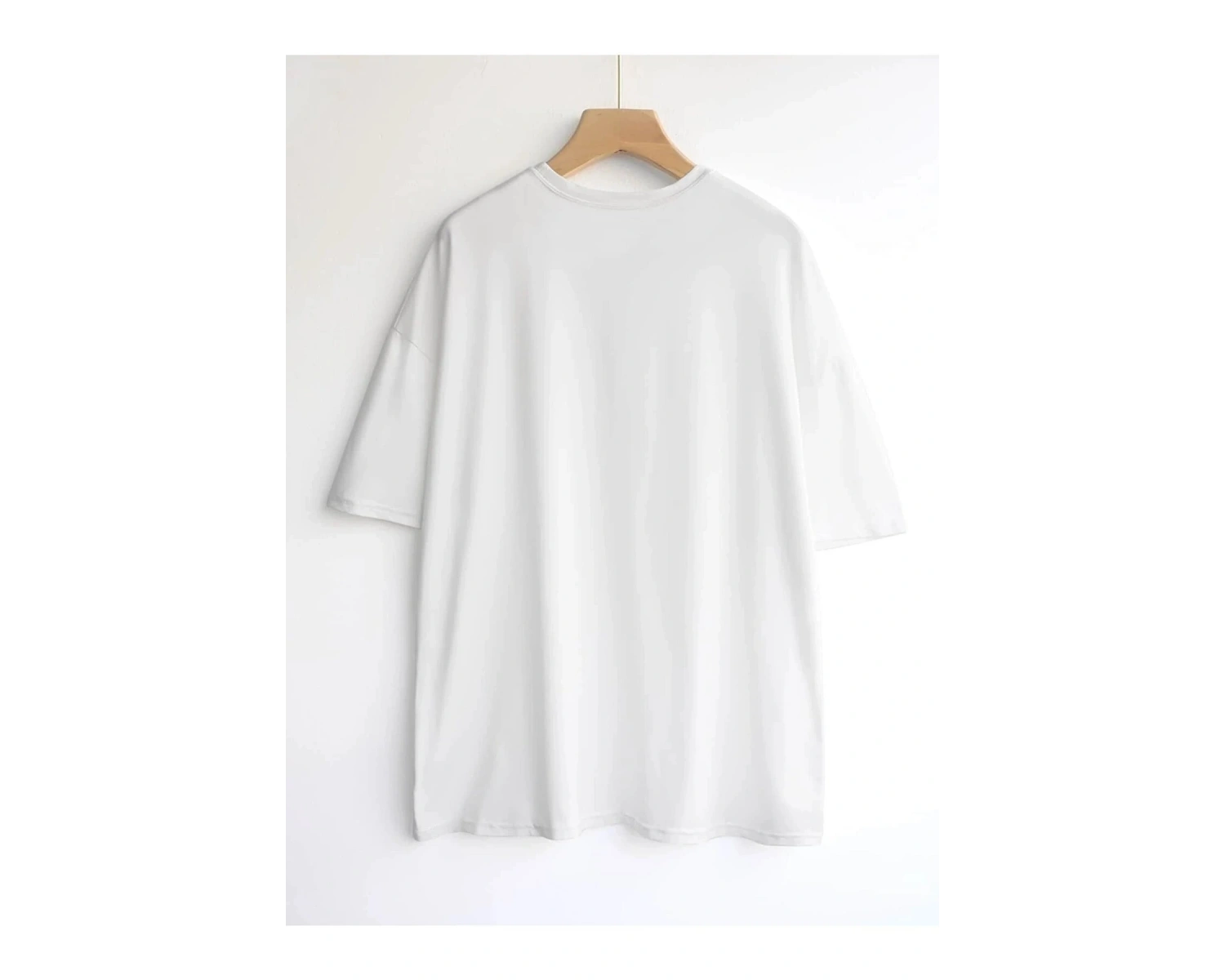 Kadın Beyaz Oversize Nothing Else Tshirt