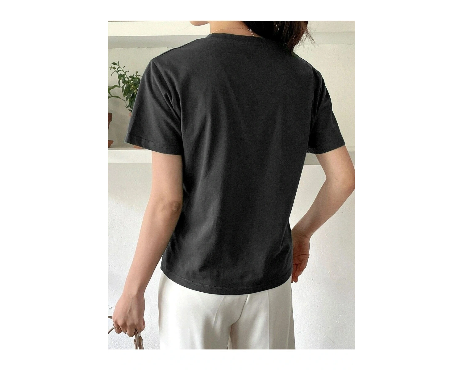 Kadın Beyaz Sunshine Baskılı Oversize Tişört