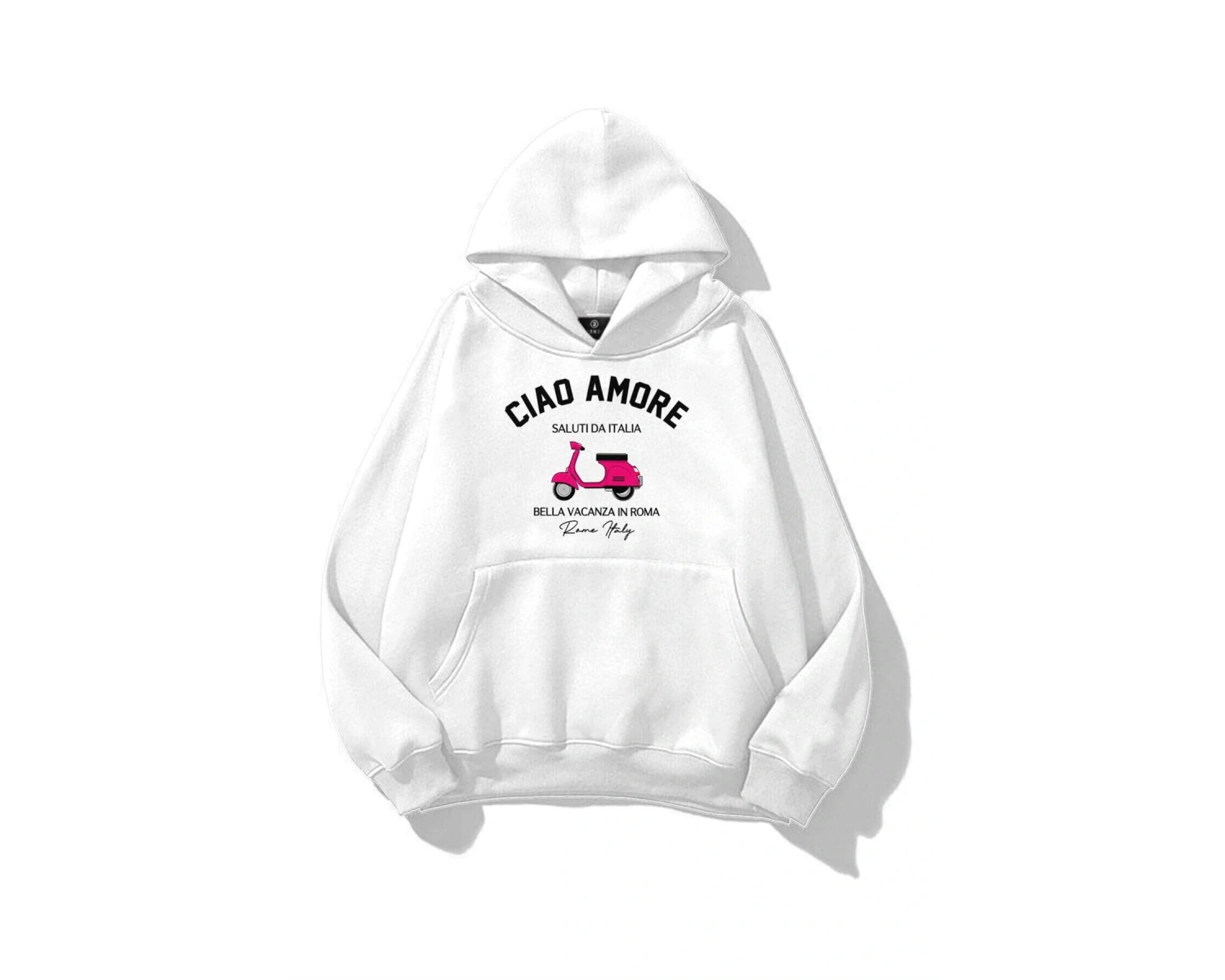 Kadın Ciao Amore Sweatshirt Beyaz