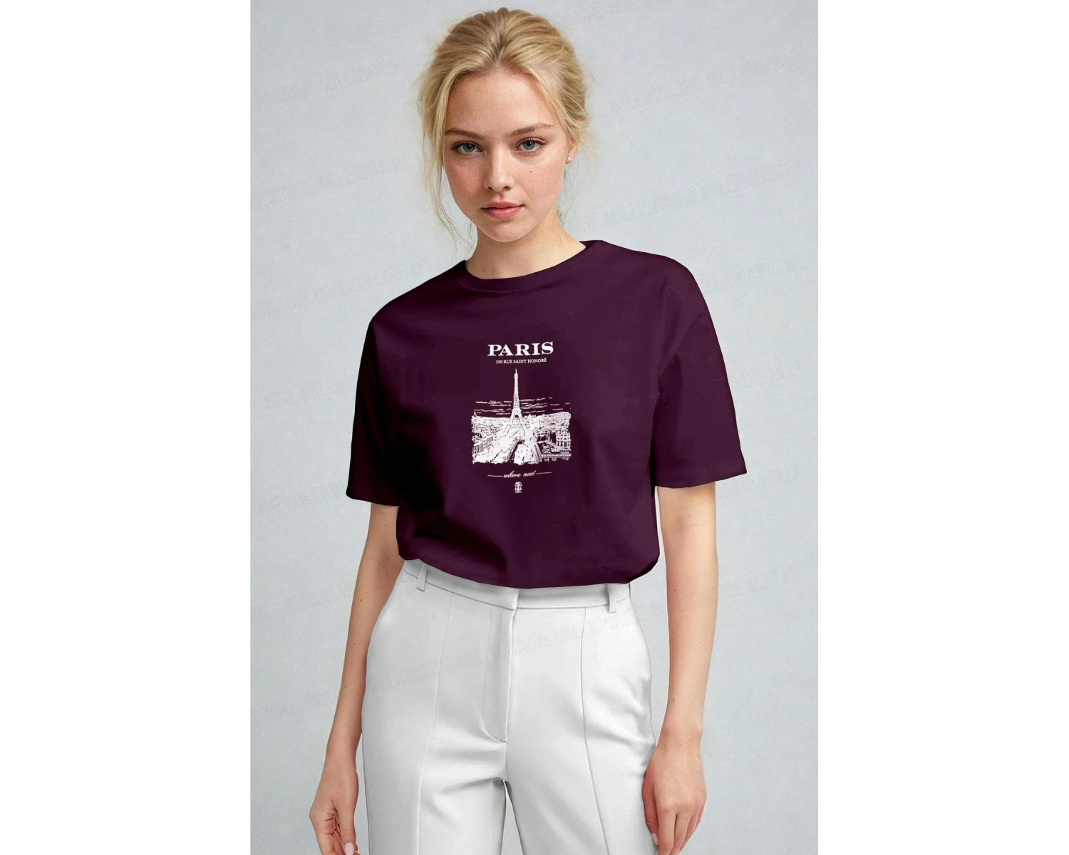 Kadın Ekru Beyaz Paris Regular Fit Normal Kalıp