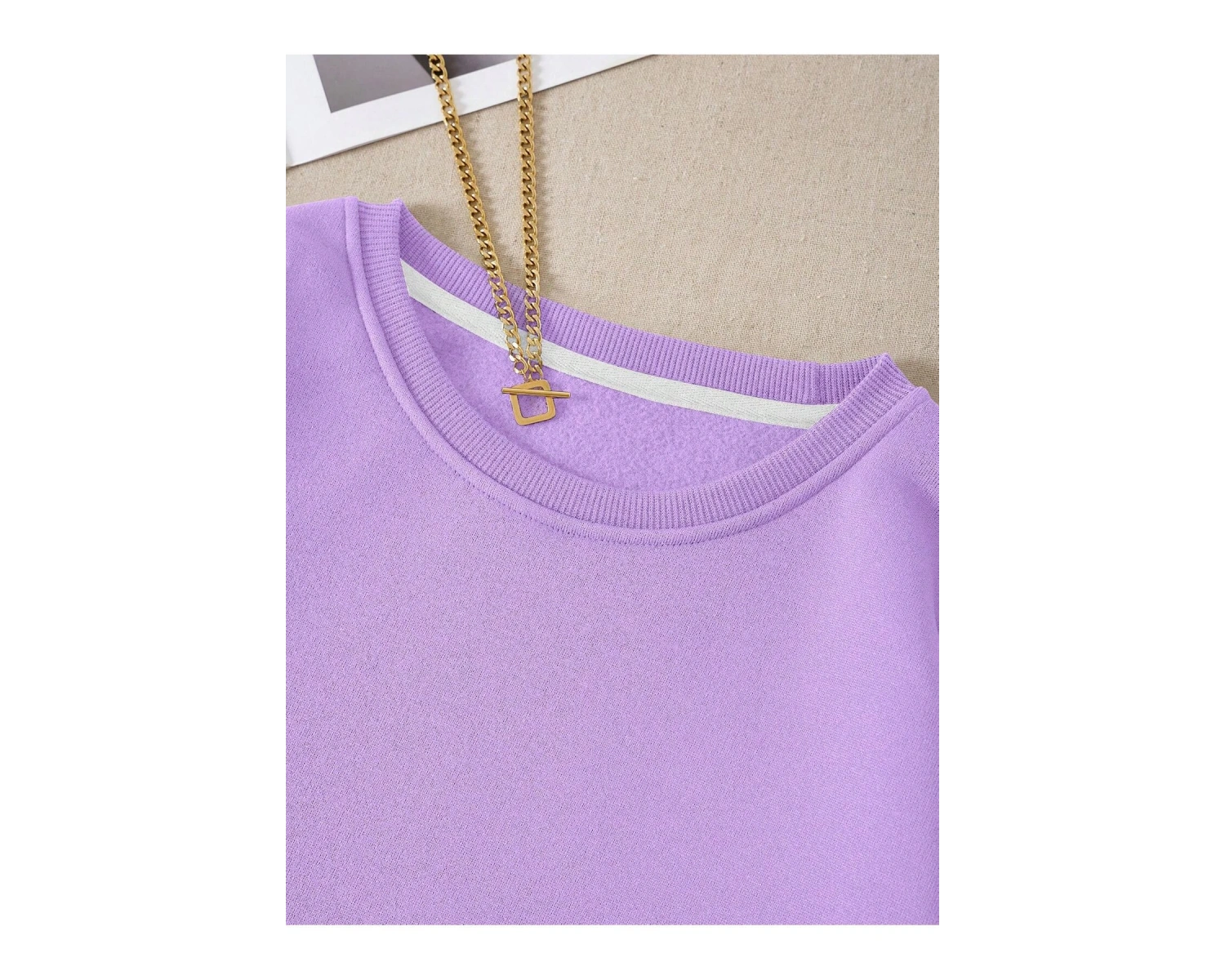 Kadın/Erkek Katı Sweatshirt