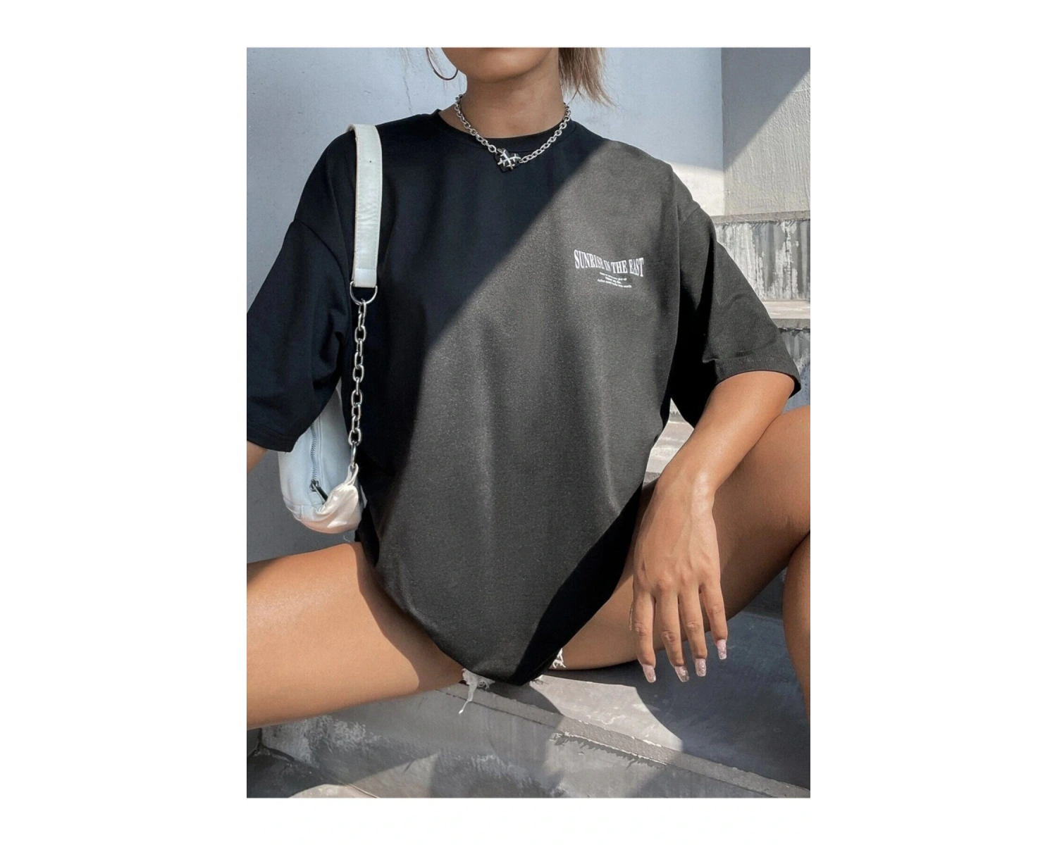 Kadın Japanese Sırt Baskılı T-shirt