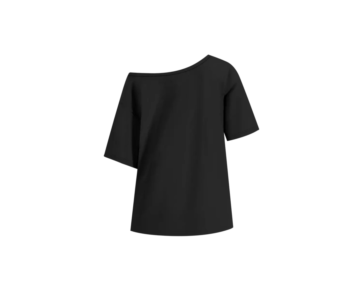 Kadın Kayık Yaka 14 Baskılı Oversize %100 Pamuk