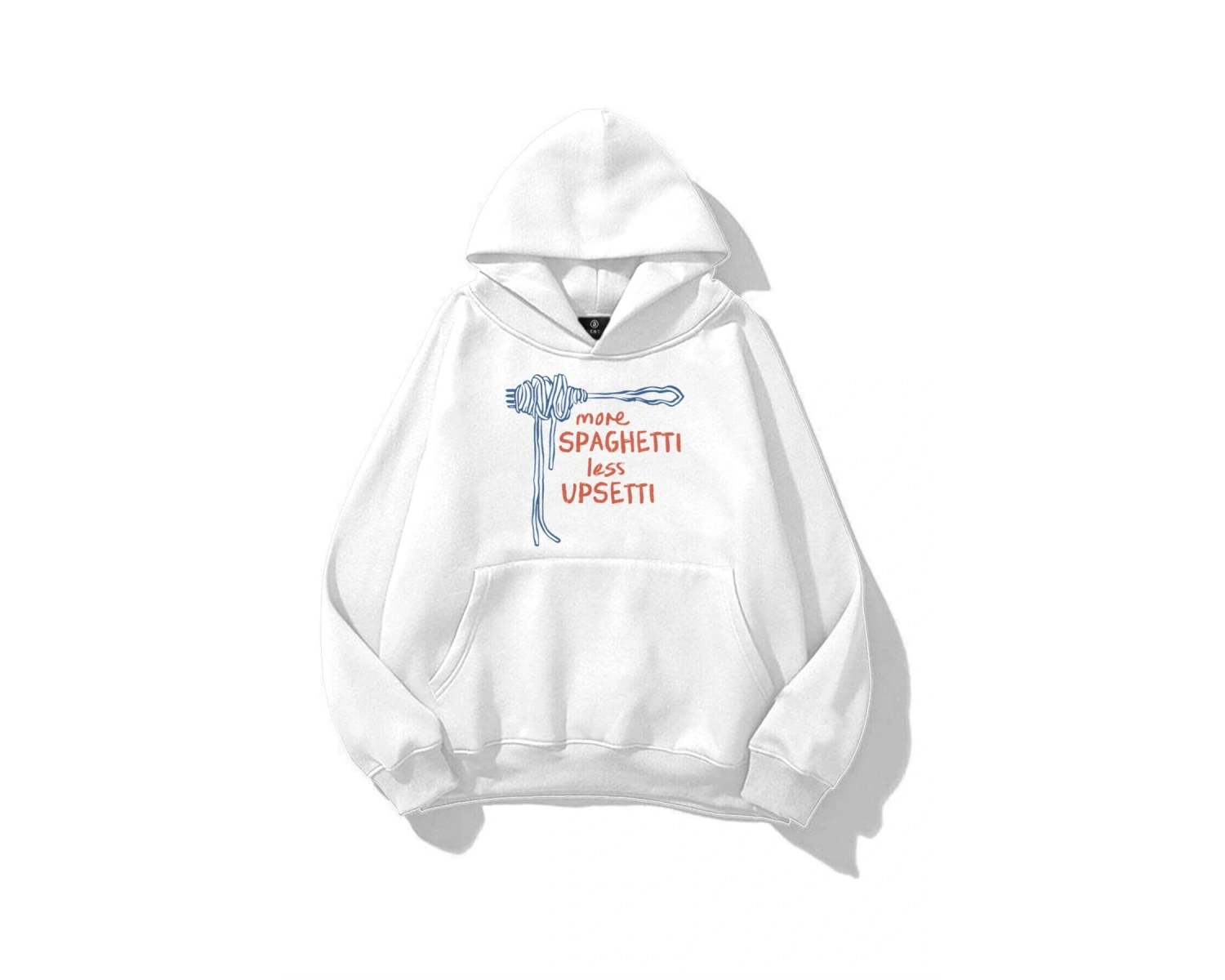 Kadın More Spaghetti Sweatshirt Beyaz