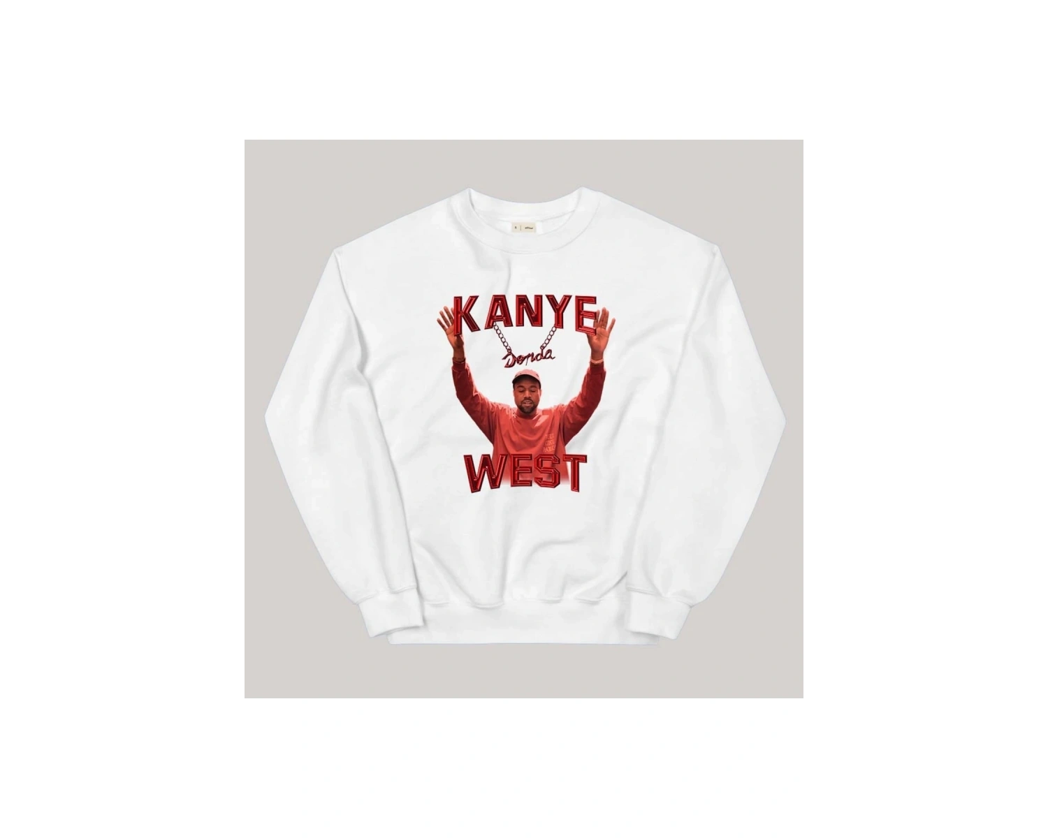 Kanye West Sweatshirt Beyaz