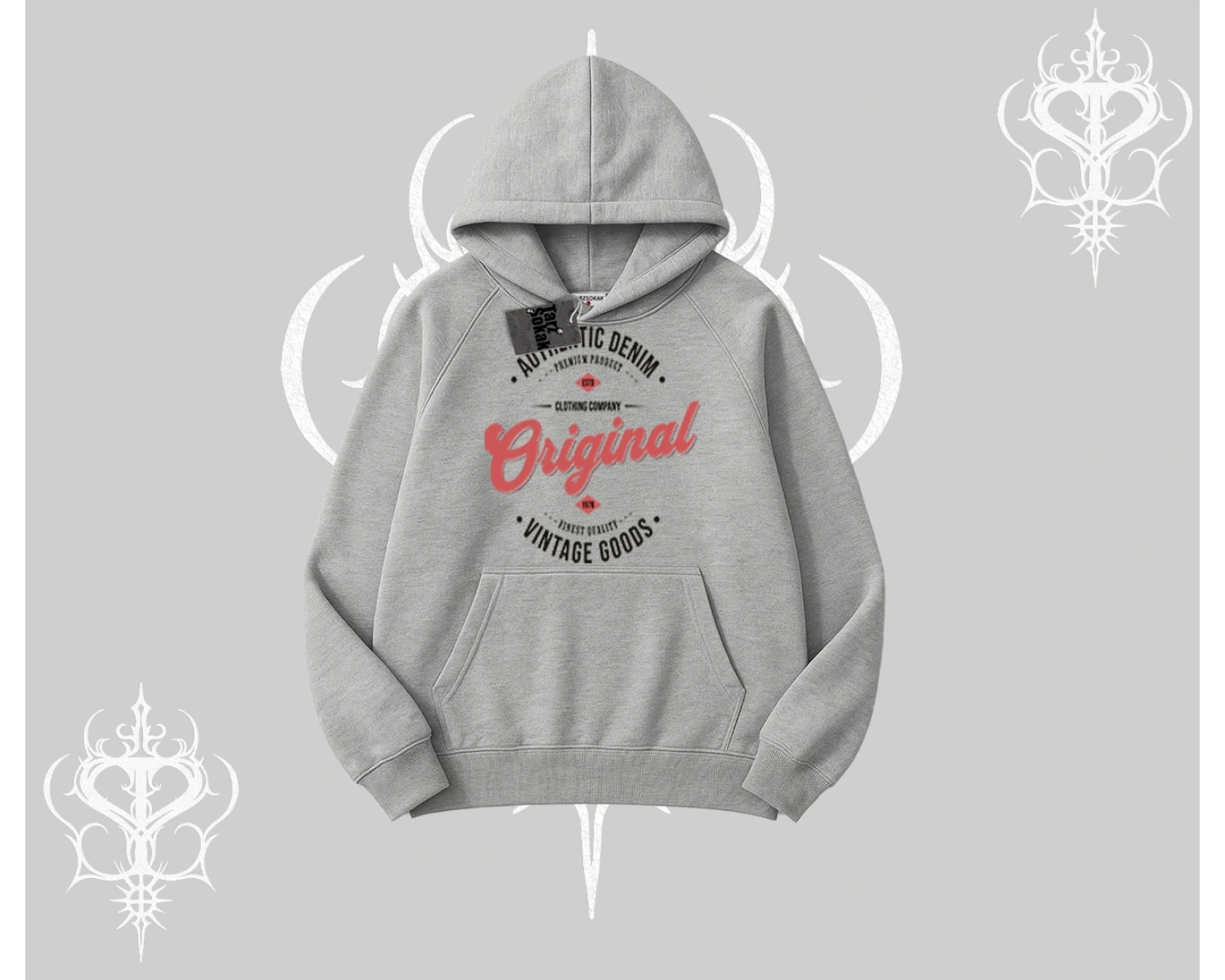 Kapşonlu Sweatshirt Authentic Denim Original