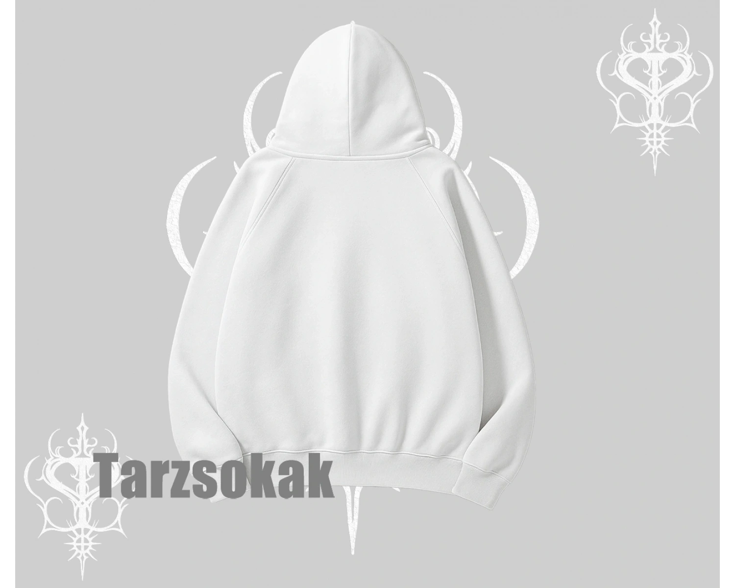 Kapşonlu Sweatshirt Cyber Y2K Anime Girl Street Sound Aesthetic