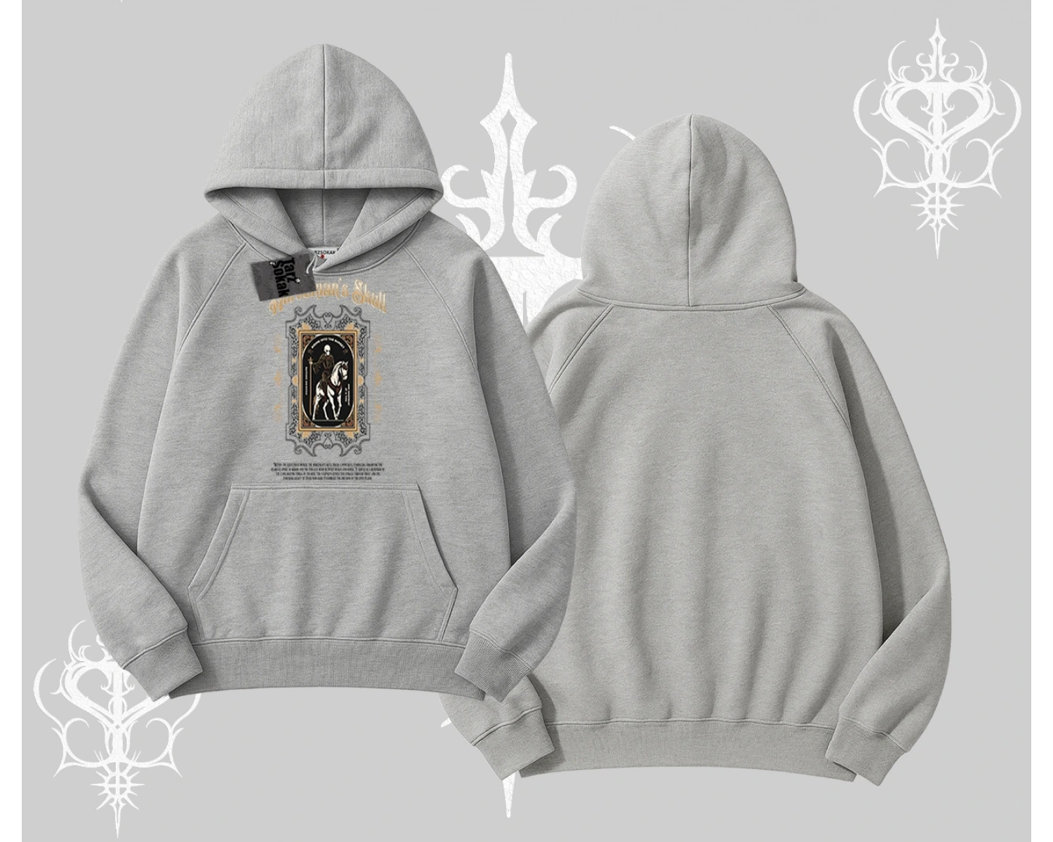 Kapşonlu Sweatshirt Horseman’s Skull Dark Relic Street Legacy