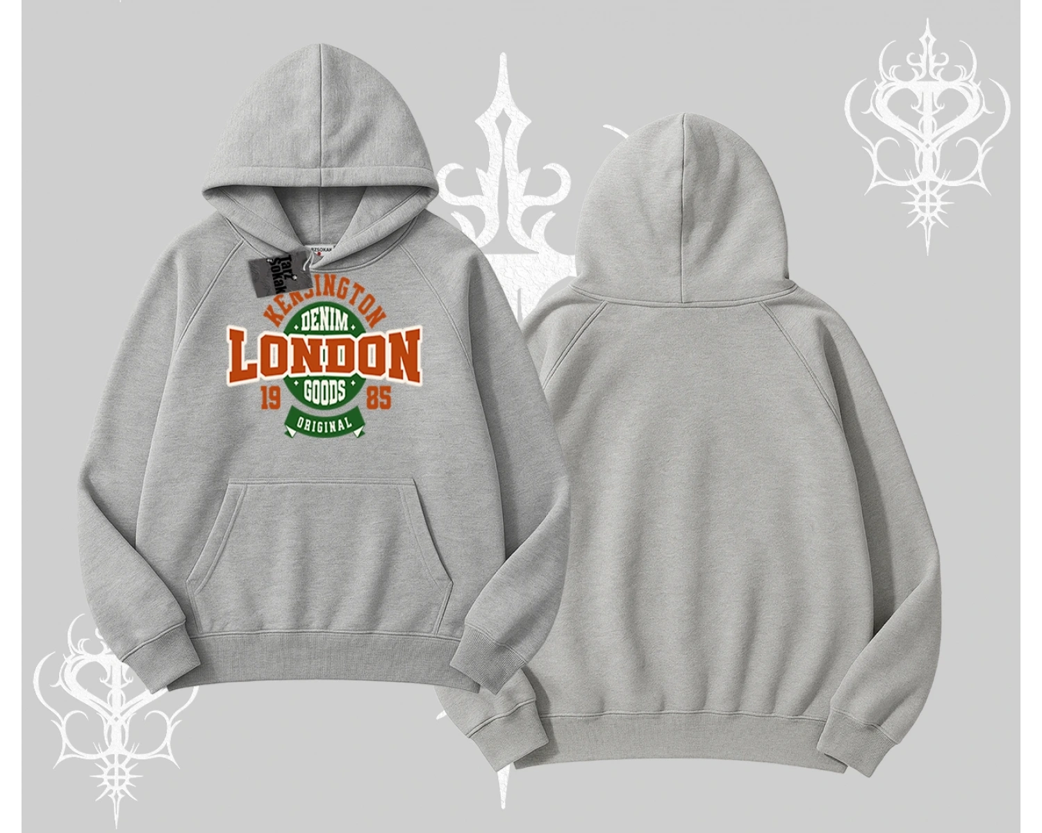 Kapşonlu Sweatshirt London Denim 1985