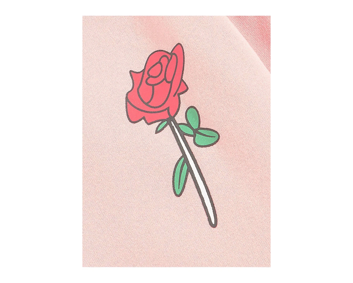 Kapüşonlu Sweatshirt Manfinity Hypemode Men Flower And Letter Graphic Pembe