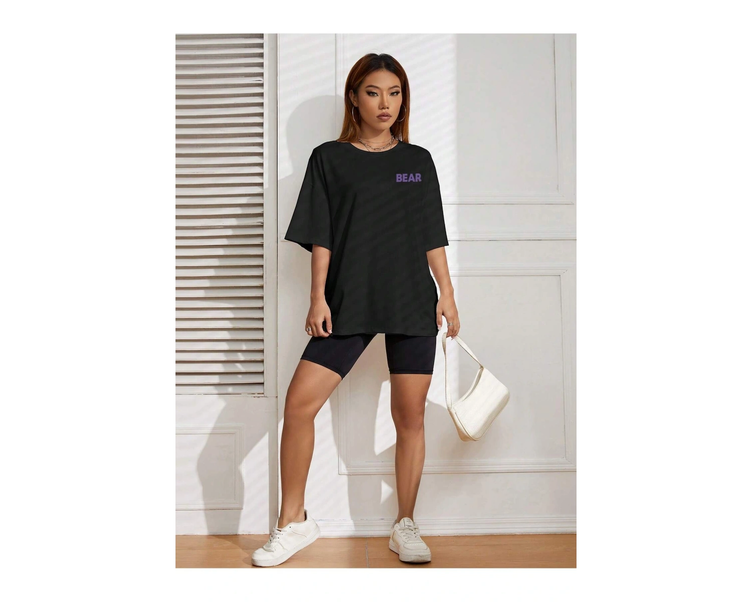 Karikatür ve Grafik tasarım Oversize T-shirt Cartoon/Letter serisi kod17