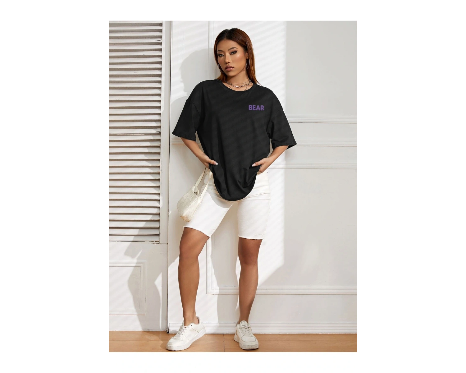 Karikatür ve Grafik tasarım Oversize T-shirt Cartoon/Letter serisi kod17