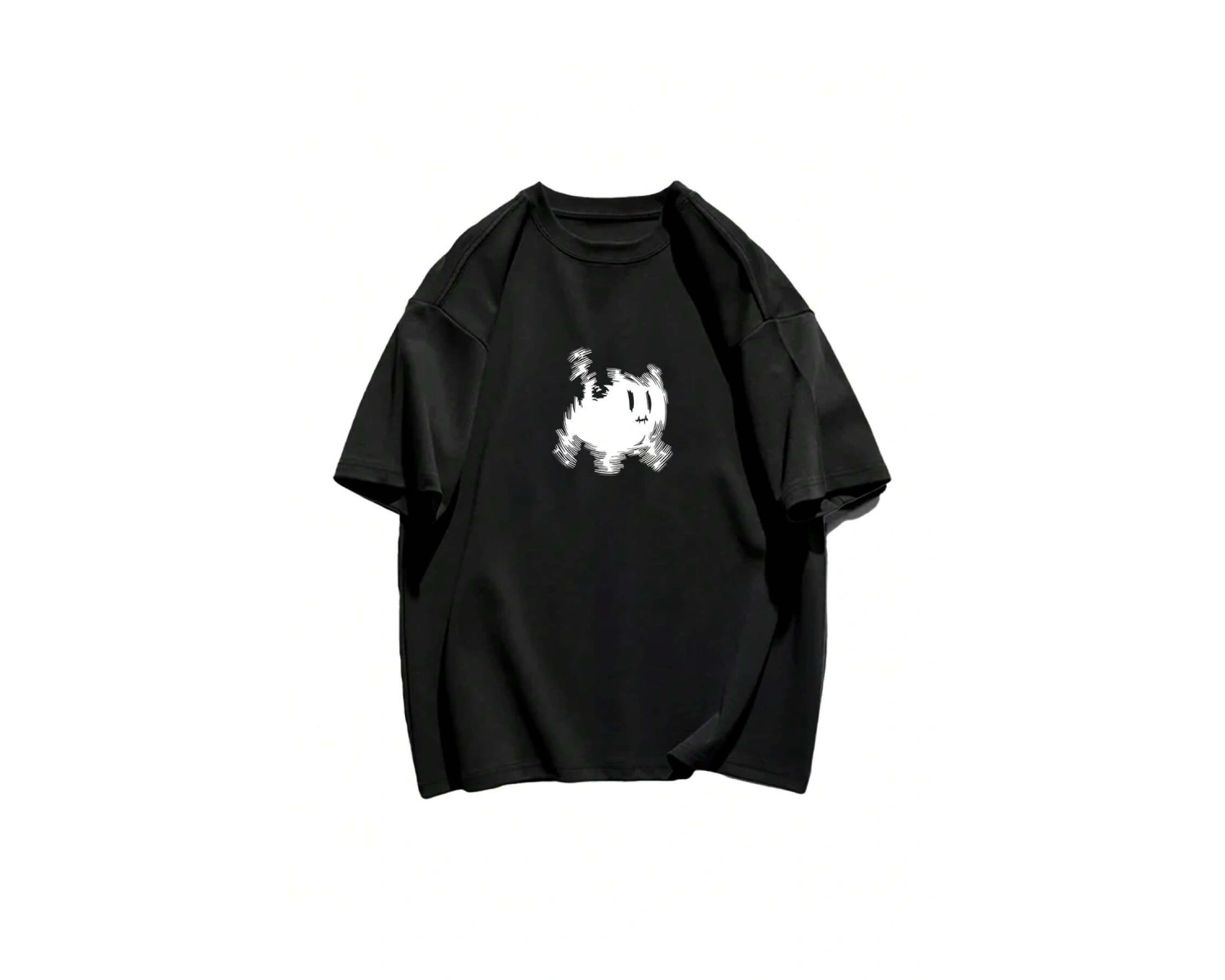 Karikatür ve Grafik tasarım Oversize T-shirt Cartoon/Letter serisi kod364