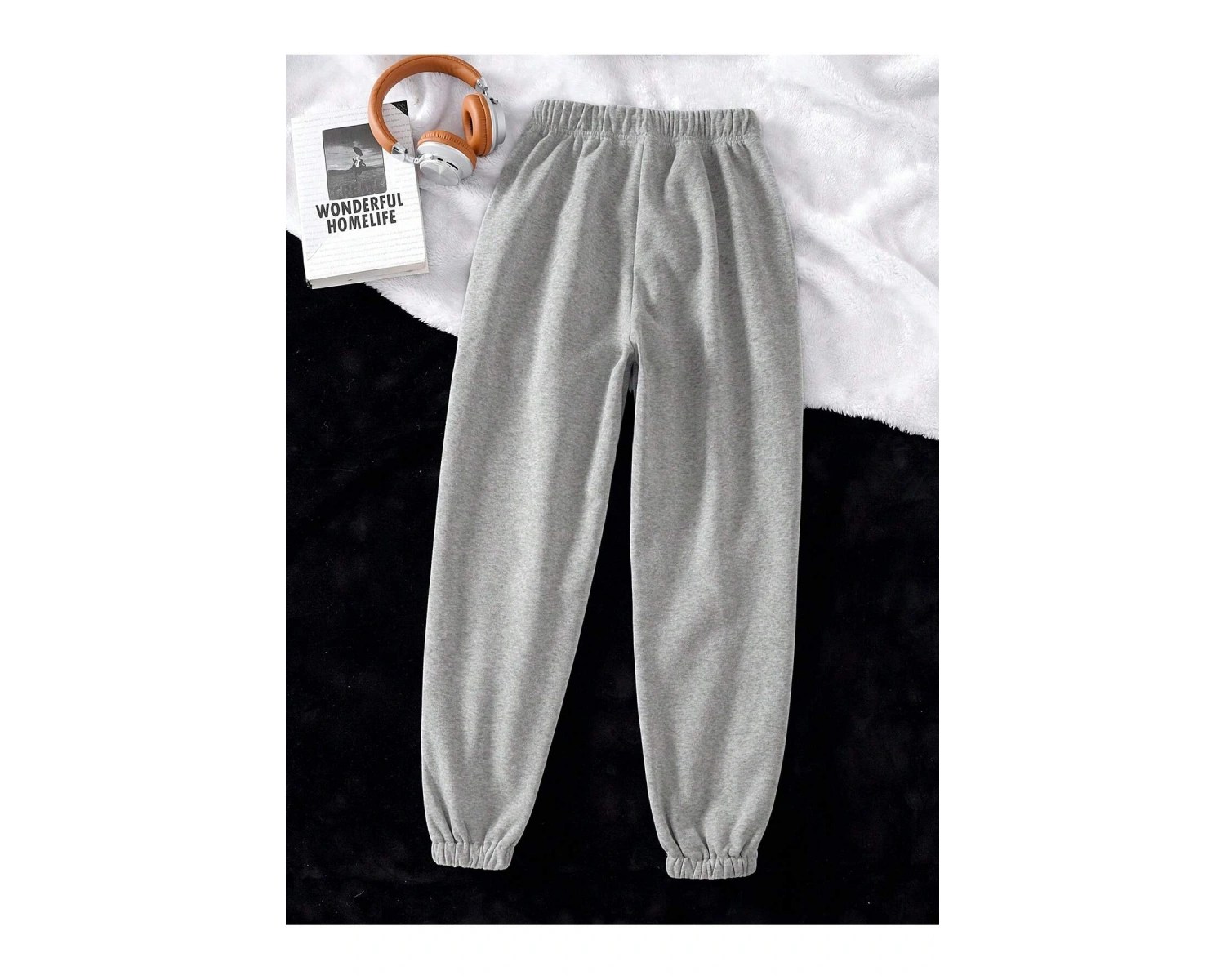 Katı İpli Bel Eğimli Cep Eşofman Altı