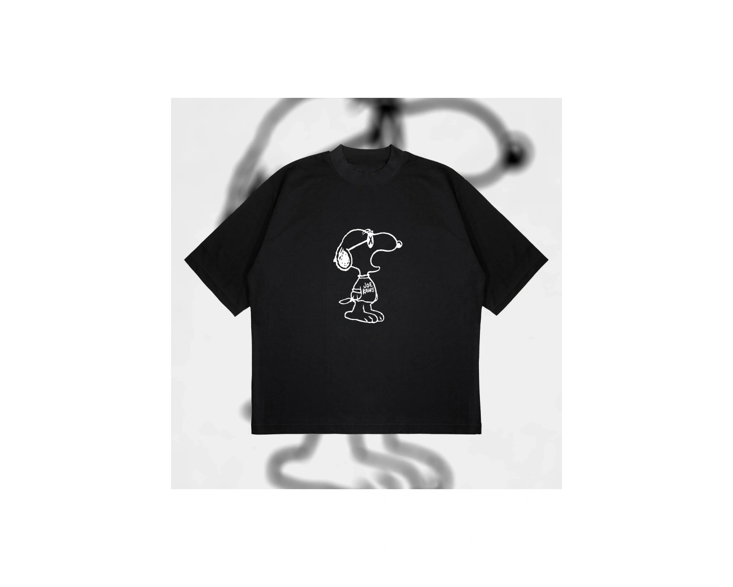 Kaws X Snoopy Unisex Pamuklu Nefes Alan Kalın Kumaşlı