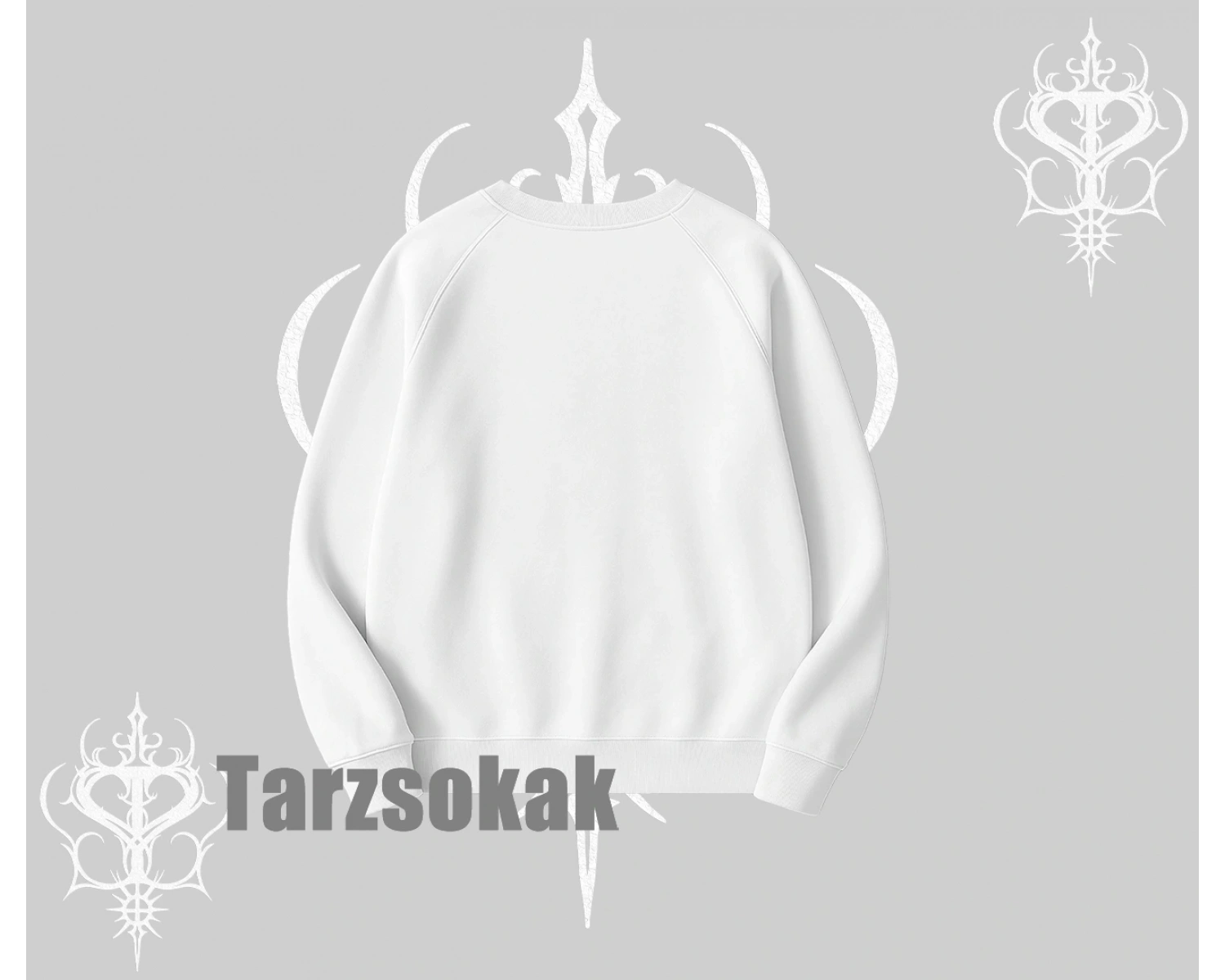 Keep Calm Yazılı Kedi Baskılı Streetwear Biskilet Sweatshirt