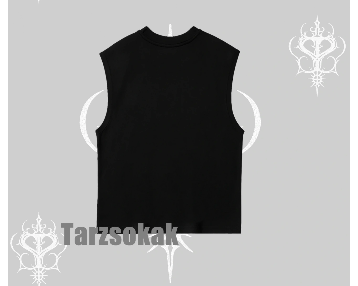 Keep Calm Yazılı Kedi Baskılı Streetwear Kolsuz Tshirt