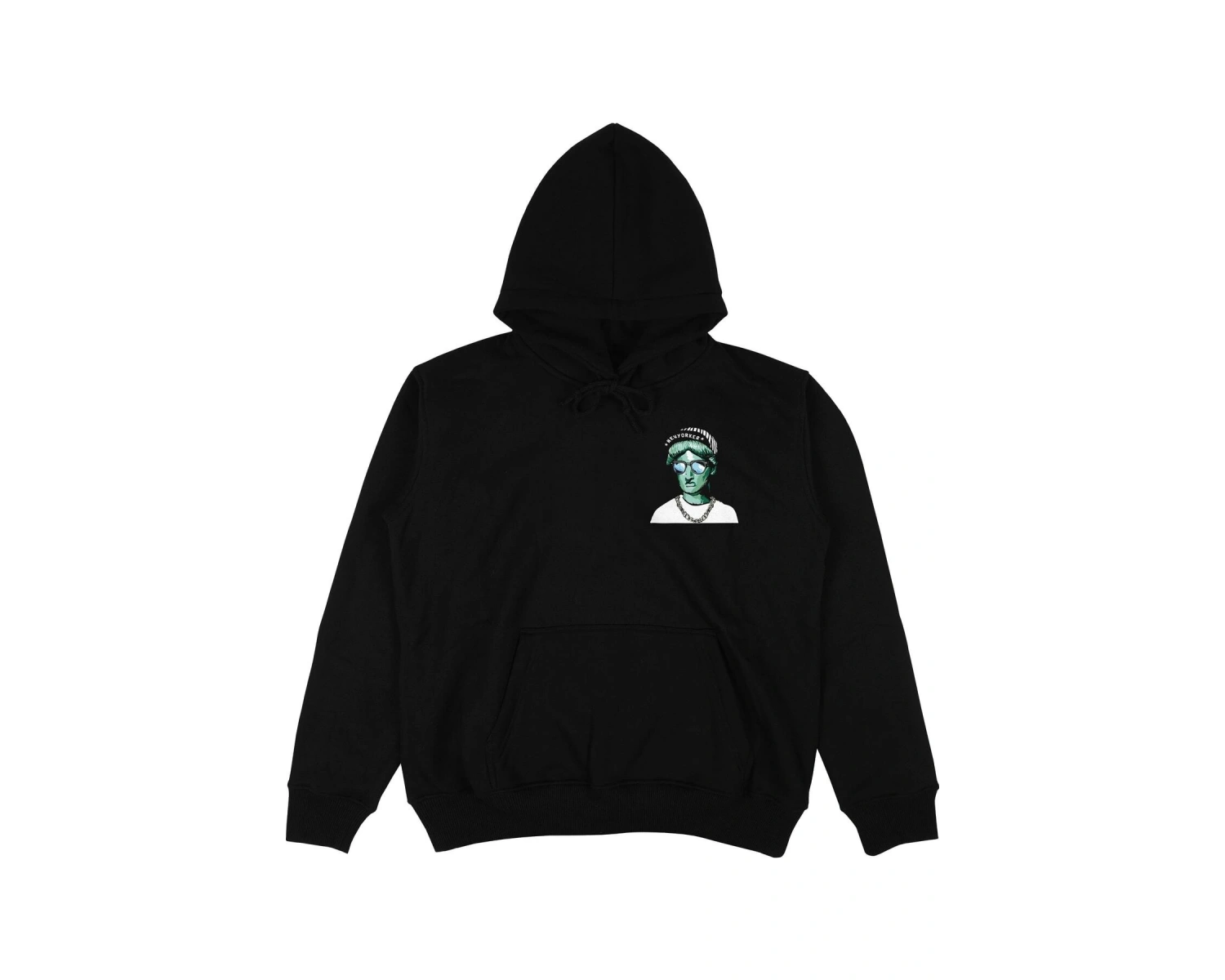 Keep Cool Siyah Oversize Unisex Kapüşonlu Sweatshirt Hoodie