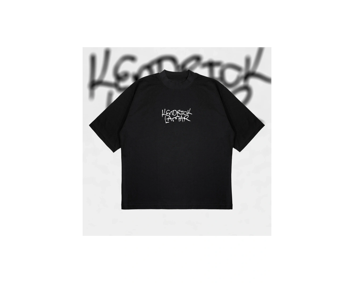 Kendrick Lamar Basic Oversize Unisex Pamuklu Nefes Alan Kalın Kumaşlı