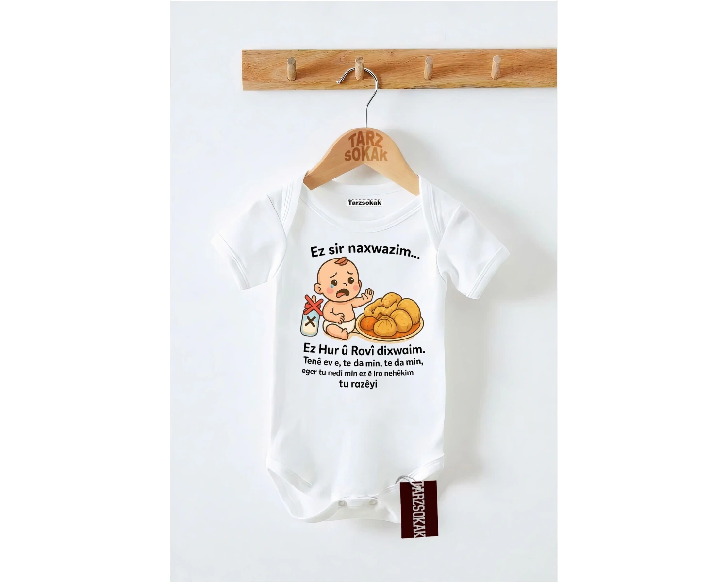 Kısa Kol Body BEN SÜT İSTEMEM. İŞKEMBE VE BOMBAR İSTERİM KODZıbın27