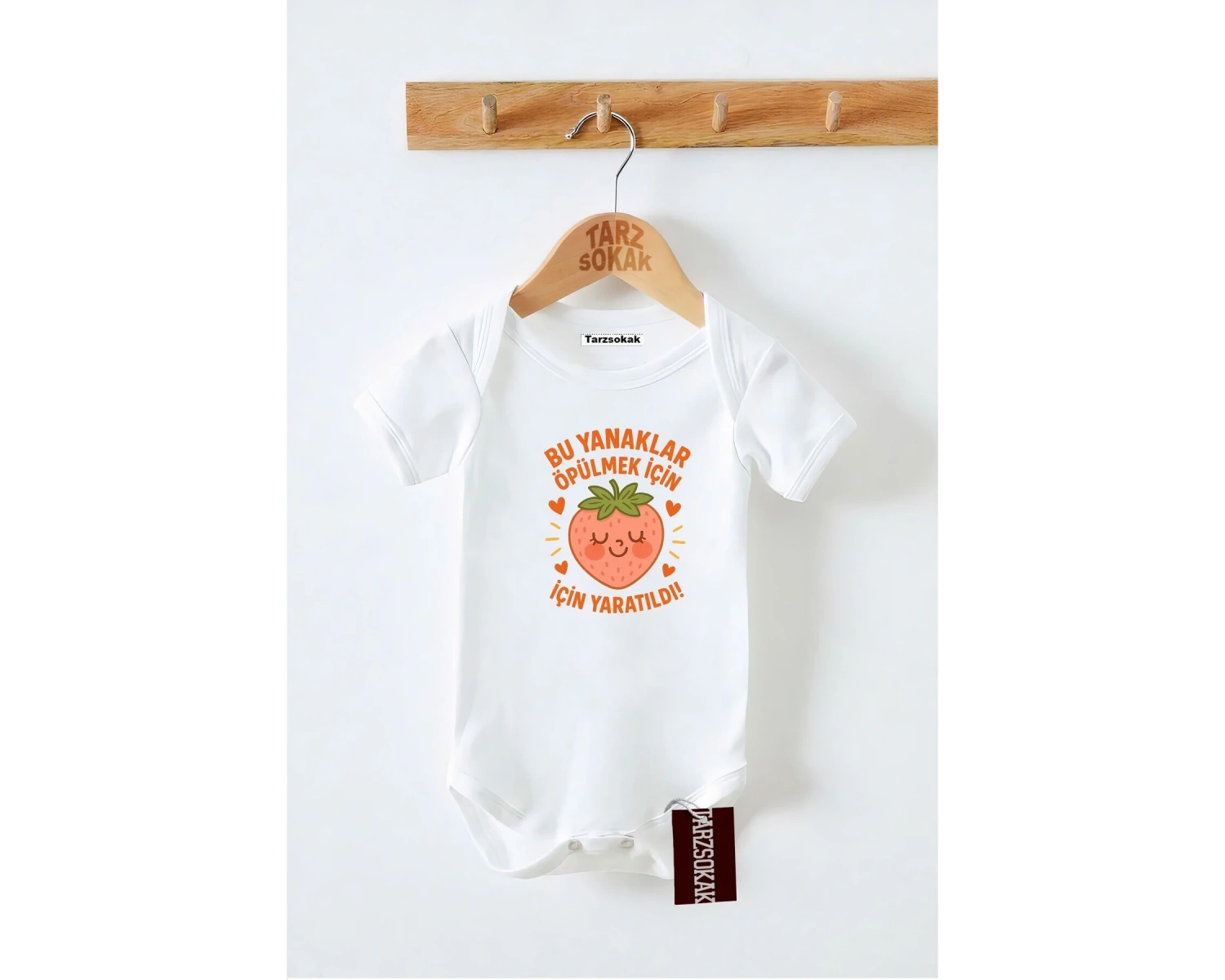 Kısa Kol Body BU YANAKALR ÖPÜLMEK İÇİN YARATILDI KODZıbın36