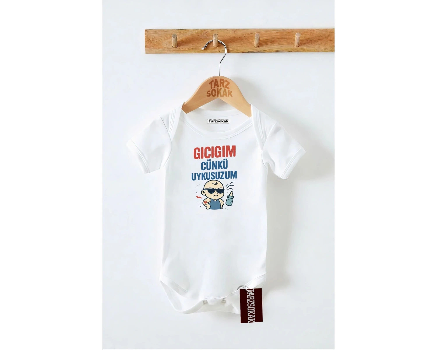 Kısa Kol Body GICIĞIM ÇÜNKÜ UYKUSUZUM KODZıbın44