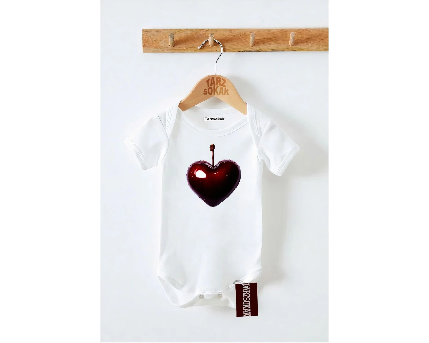 Kısa Kol Body KALP DESENLİ KODZıbın60