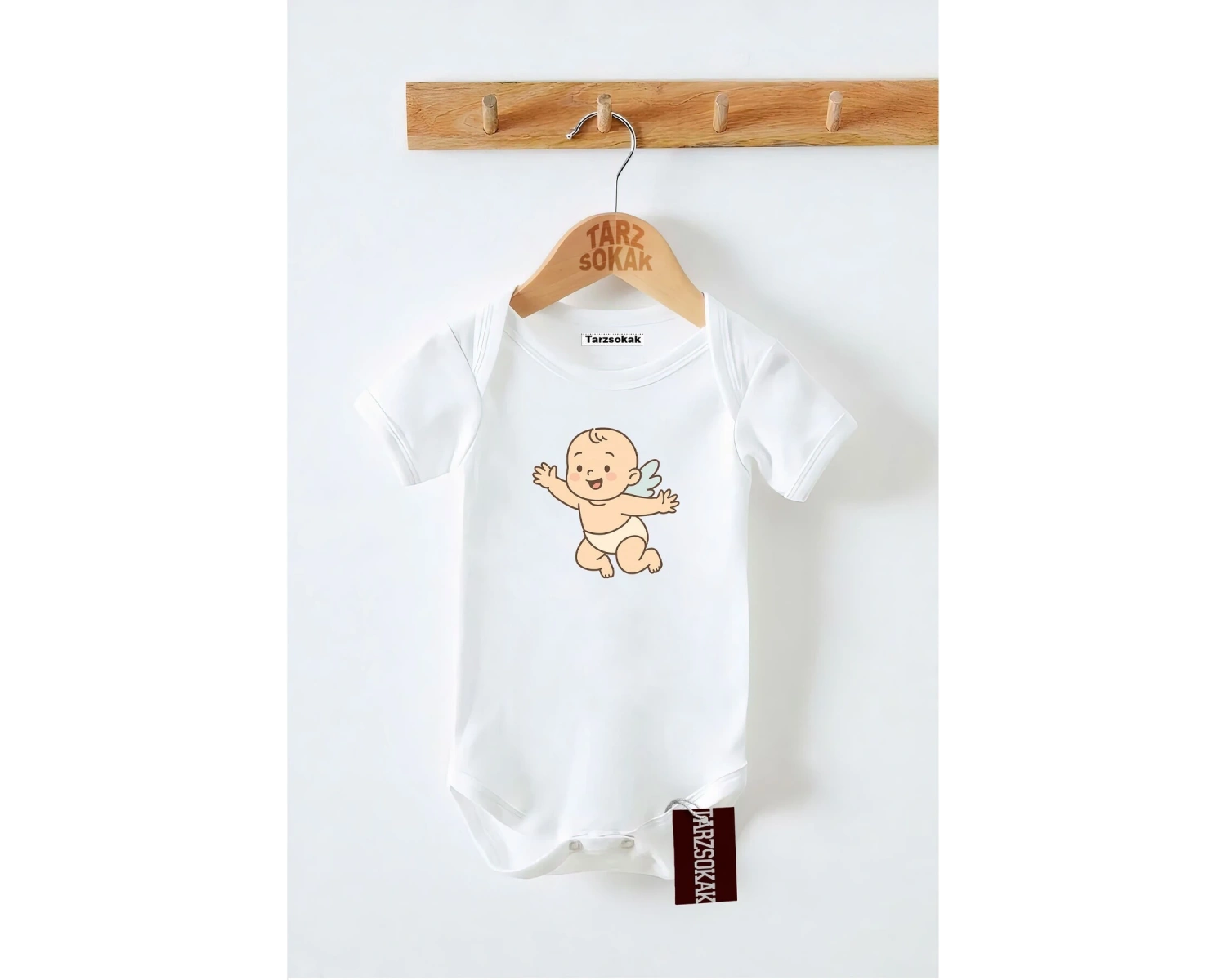 Kısa Kol Body MELEK DESENLİ KODZıbın28