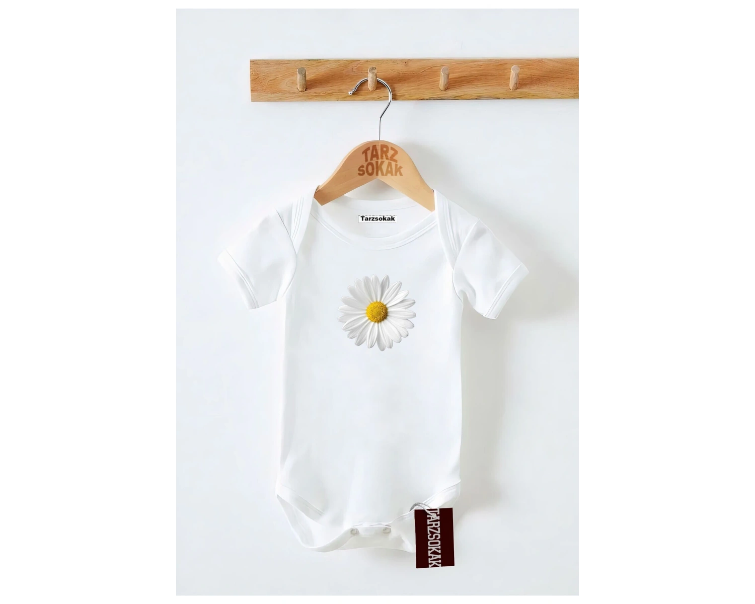 Kısa Kol Body PAPATYA DESENLİ KODZıbın54