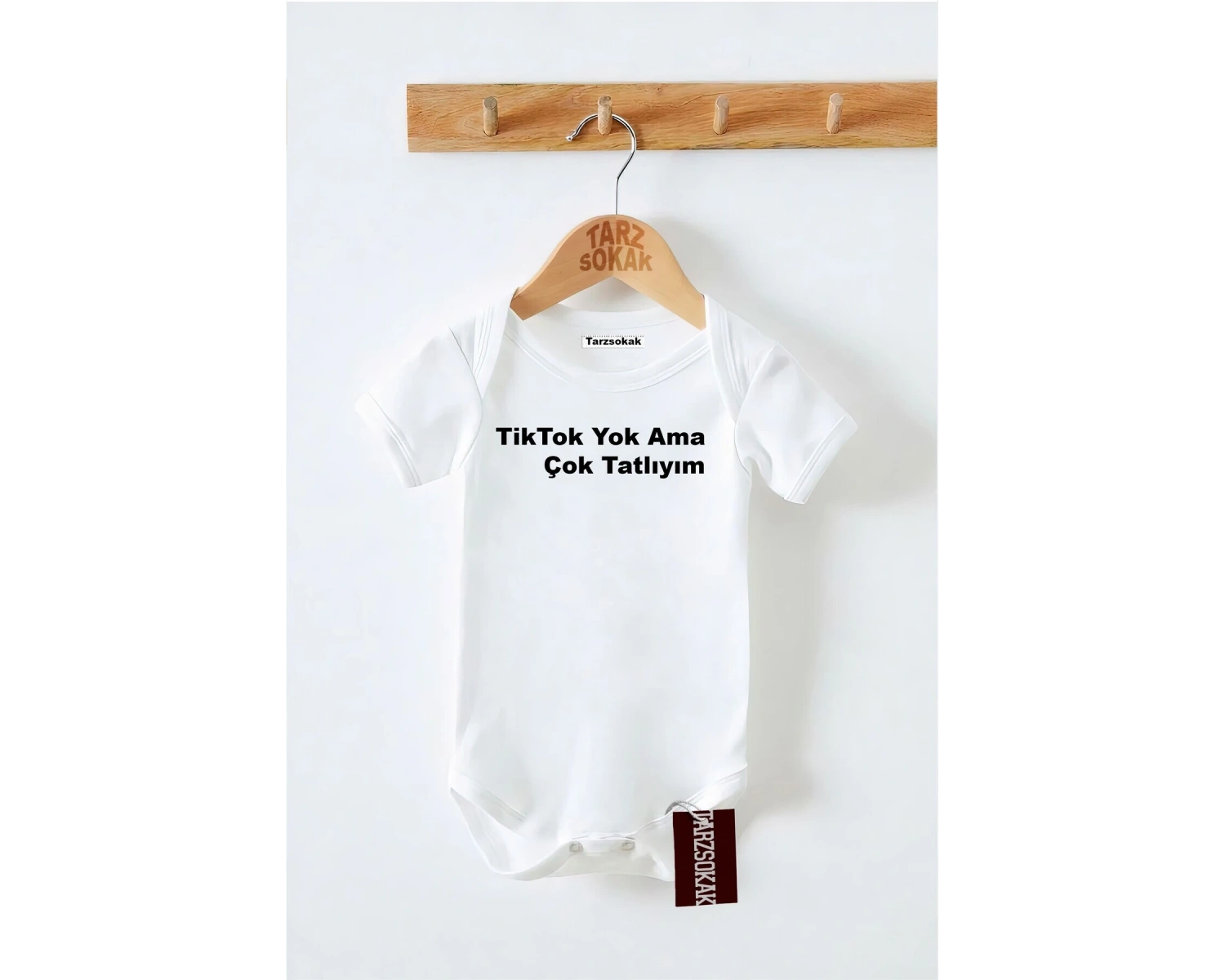 Kısa Kol Body TİKTOK YOK AMA ÇOK TATLIYIM KODZıbın19