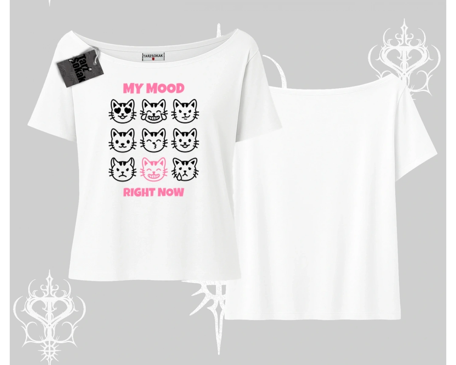 Kitti Sweet Mini Logo Baskılı Babby Tee Tshirt