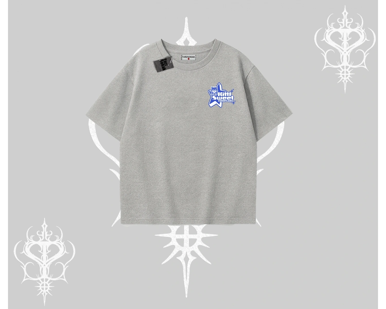 Kitti Sweet Mini Logo Baskılı Babby Tee Tshirt